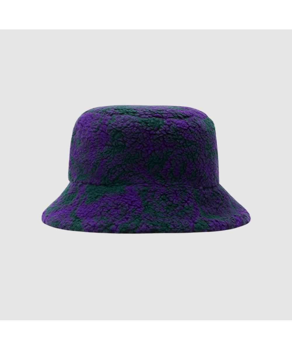 Burberry BURBERRY green purple nylon rose reversible bucket hat Size ONE SIZE - 2 Thumbnail