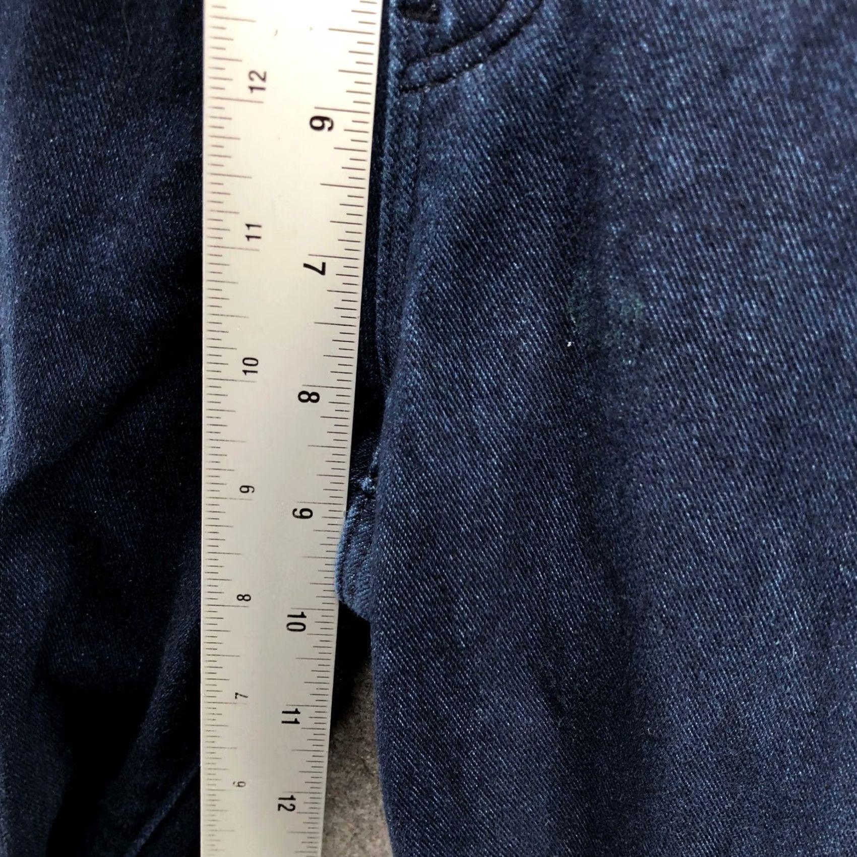 Uniqlo Uniqlo Womens XS Blue Ultra Stretch Legging Jeans Jeggings Mid Rise Pull On Slim Pocket Size 42" / US 20 - 6 Thumbnail