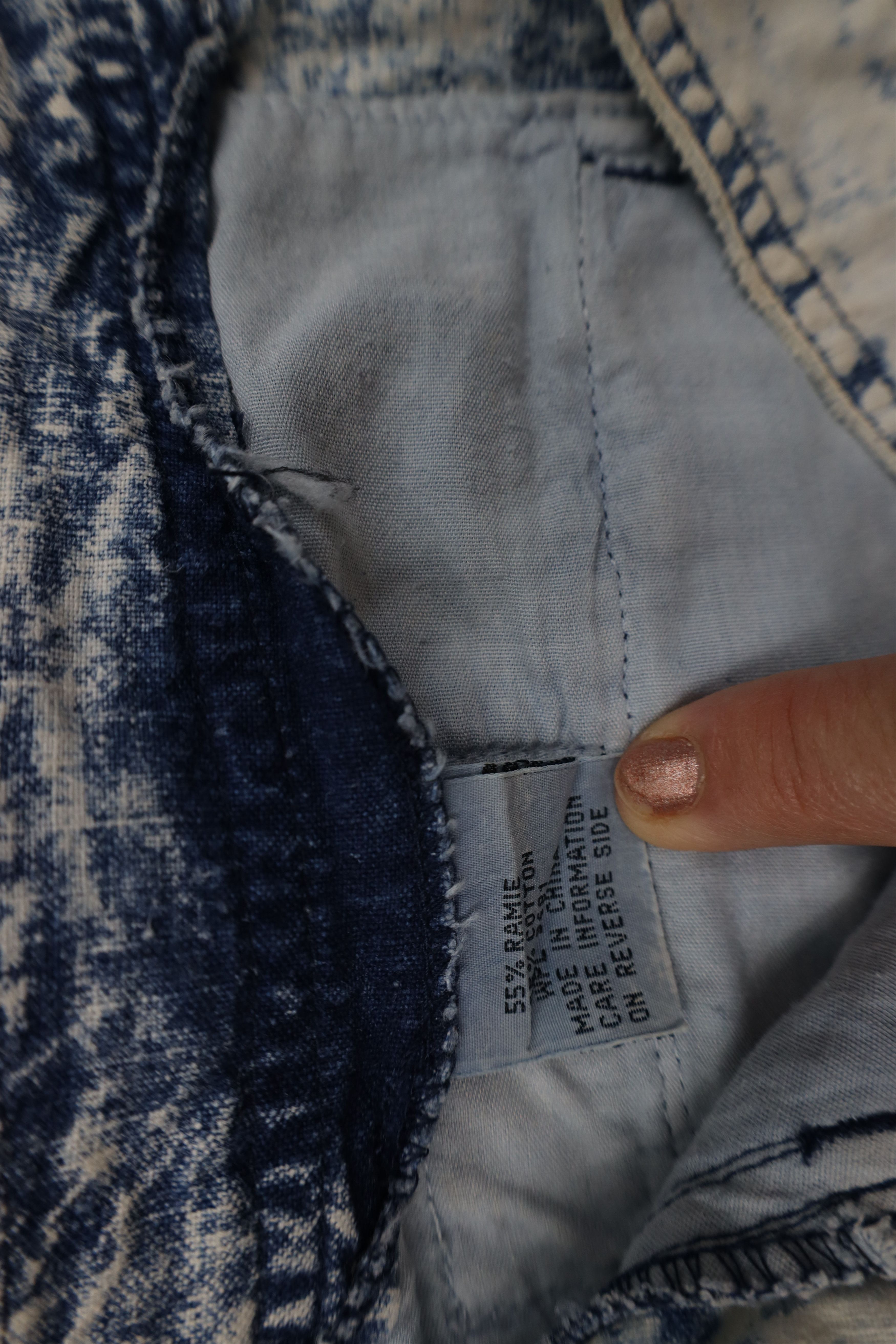Vintage Vintage 80s 90s Streetwear Acid Wash Skateboard Shorts Size US 32 / EU 48 - 9 Thumbnail