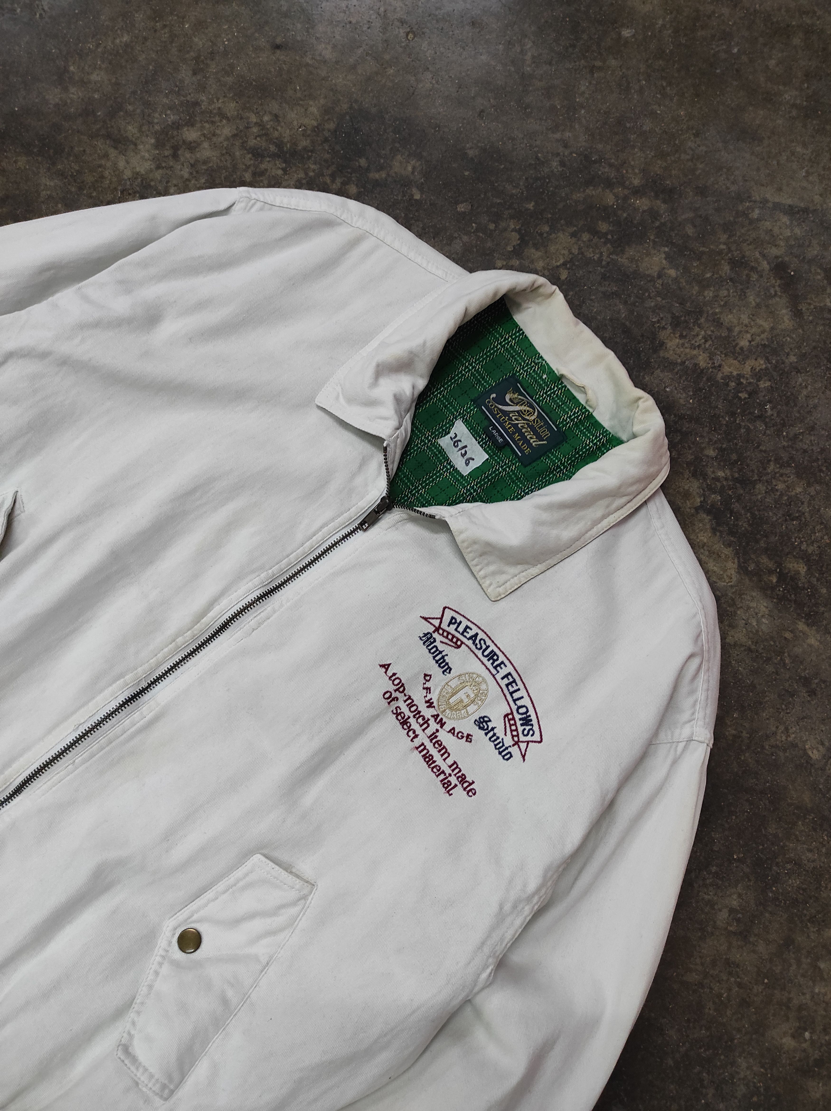 Japanese Brand PLEASURE FELLOWS COSTUME MADE BOMBER JACKET Size US L / EU 52-54 / 3 - 5 Thumbnail