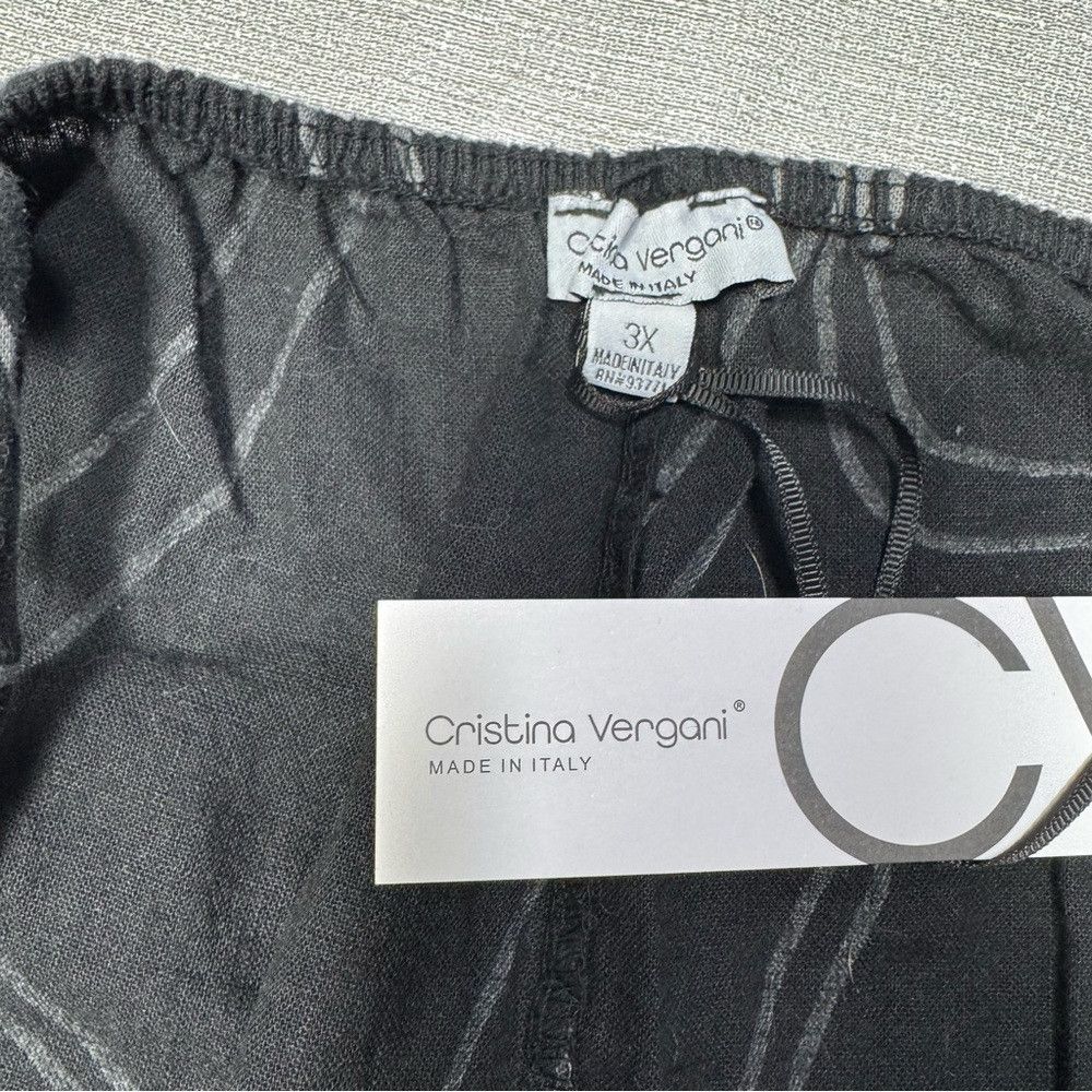 Other NWT New Cristina Vergani Made In Italy Linen Blend Jumpsuit Size 40" / US 18 - 6 Thumbnail