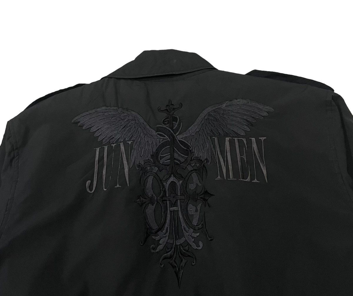 JUN MEN Vintage Jun Men Iconic Embroidery Logo Belted Trenchcoat Size US M / EU 48-50 / 2 - 6 Thumbnail