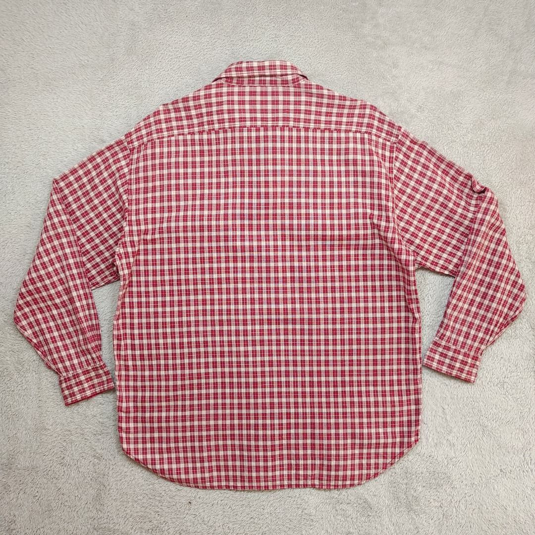 Nigel Cabourn Vintage Nigel Cabourn Authentic Red Gingham Half-Zip Smock Size US L / EU 52-54 / 3 - 2 Thumbnail