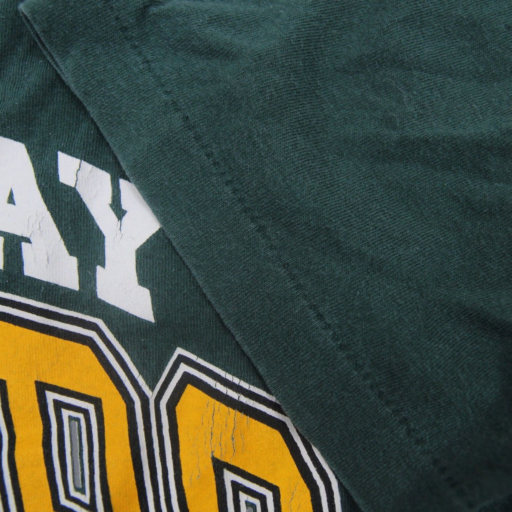 Vintage VINTAGE Green Bay Packers Mens XL T-Shirt Spellout Graphic Green Size US XL / EU 56 / 4 - 5 Thumbnail