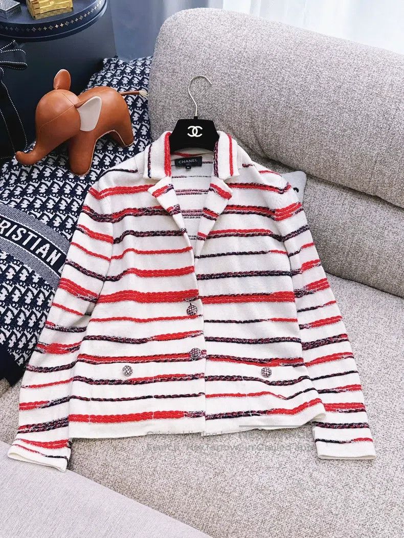 Chanel Chanel 20S roof series beige patched red and blue striped Size XS / US 0-2 / IT 36-38 - 1 Thumbnail