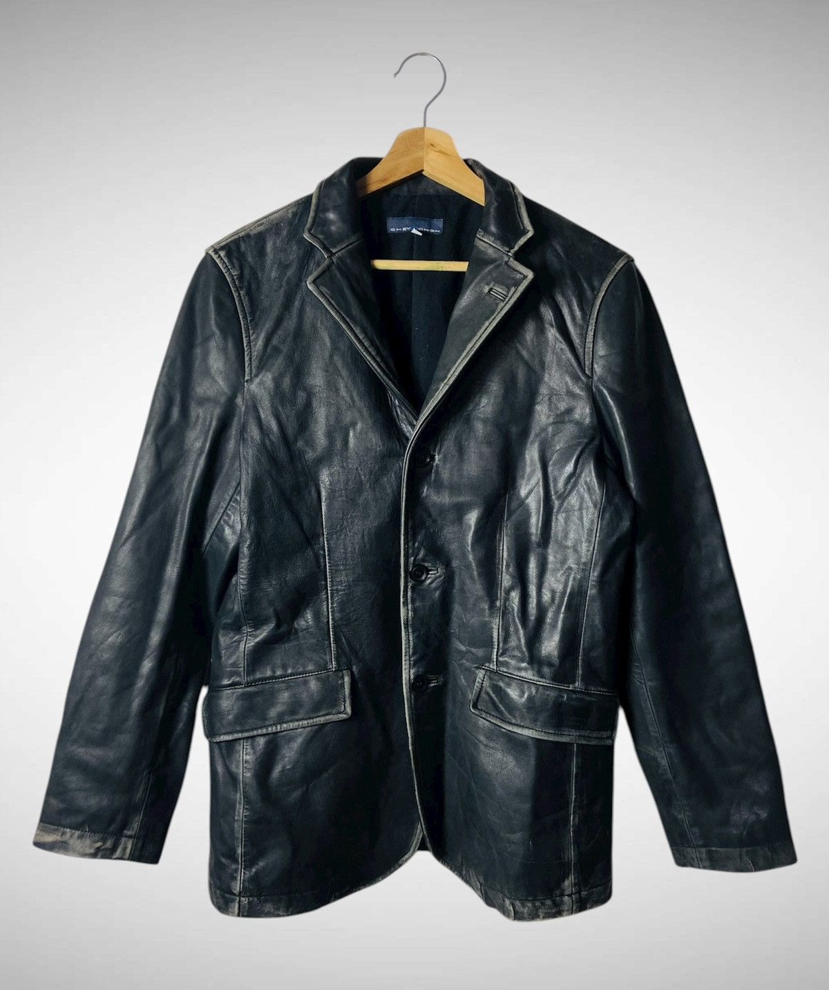 Chevignon Vintage Chevignon Leather Jacket Size US M / EU 48-50 / 2 - 1 Thumbnail
