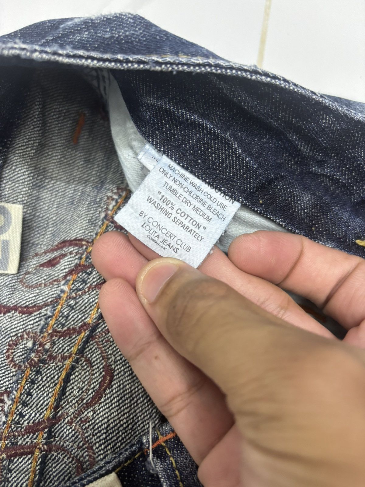 Beauty Beast × Japanese Brand Vintage Flare Jeans Lolita Brand Bootcut Distressed Denim Size 29" - 12 Thumbnail