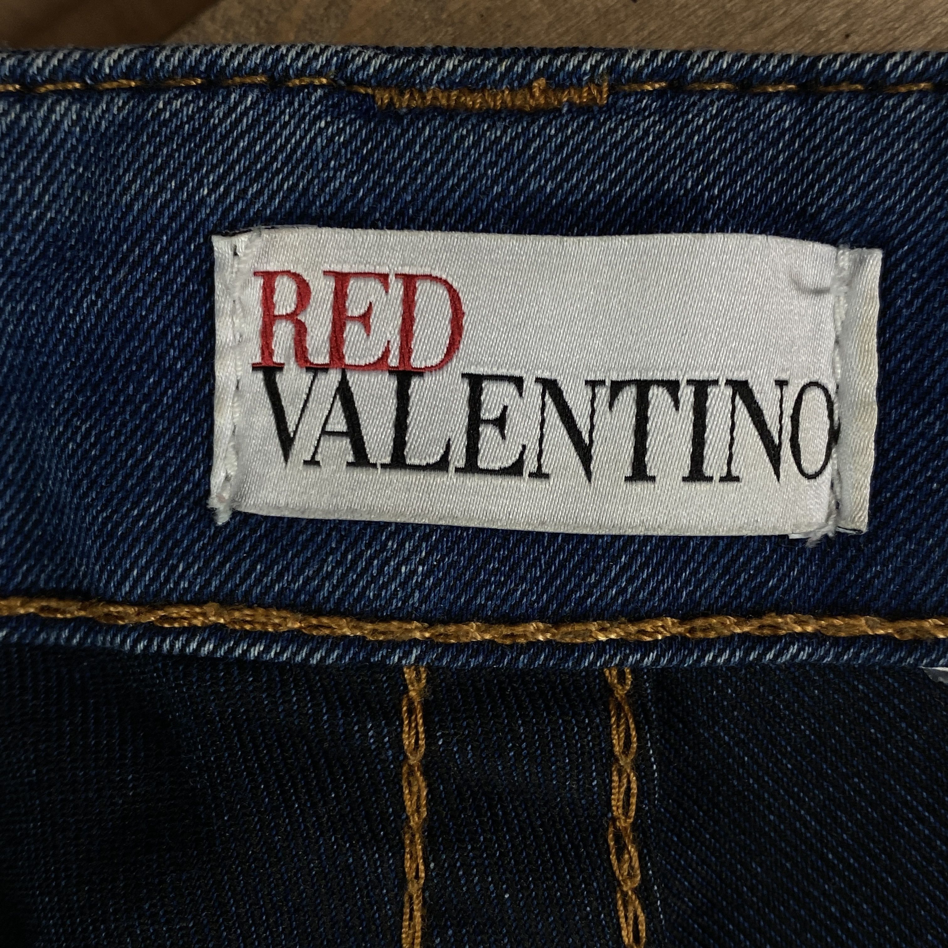 RED Valentino × Valentino Women’s Denim Jeans Pants Red Valentino Size M Size 28" / US 6 / IT 42 - 6 Thumbnail
