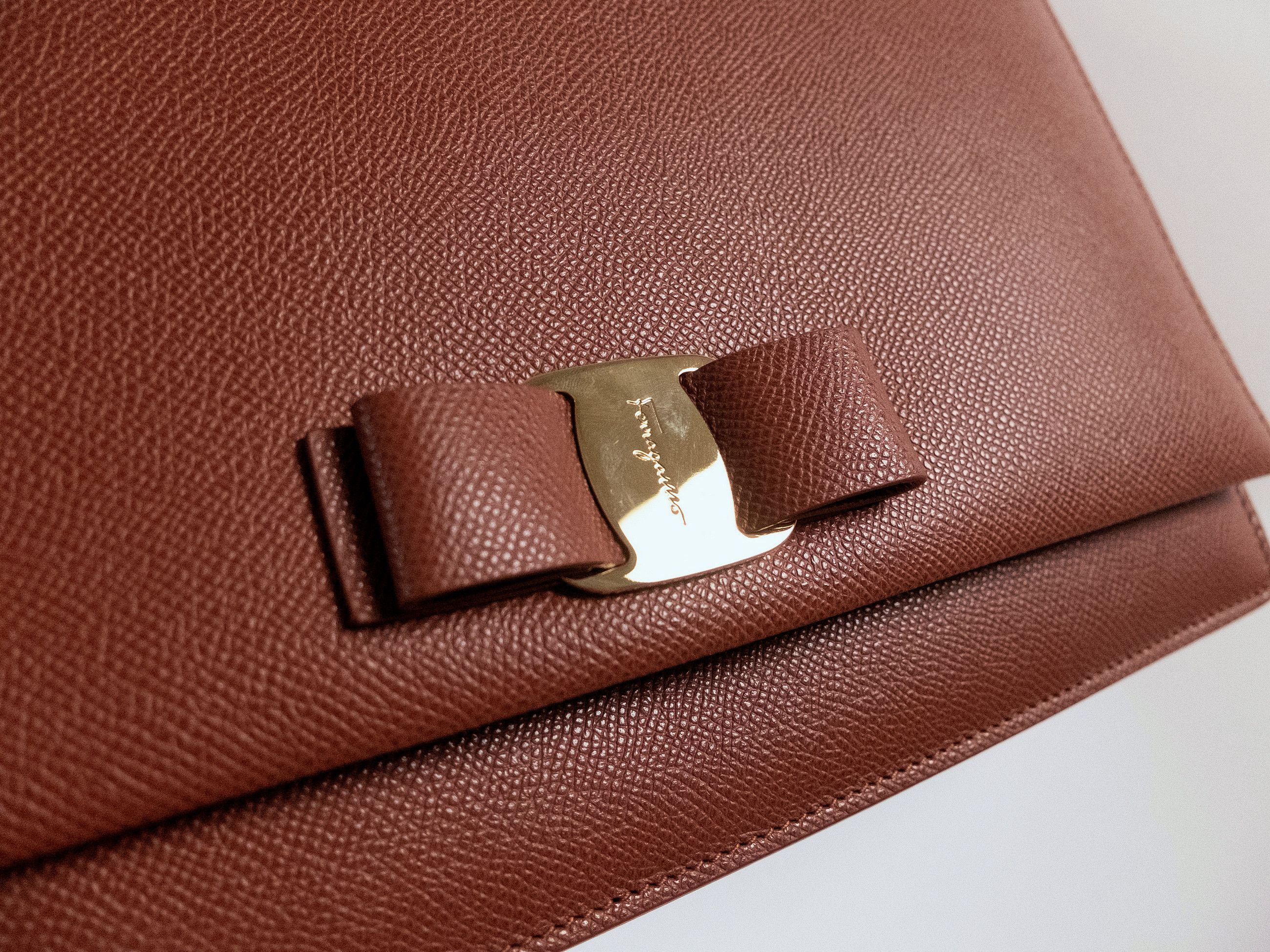 Salvatore Ferragamo SALVATORE FERRAGAMO Miss Vara Siena tan brown shoulder bag Size ONE SIZE - 2 Thumbnail