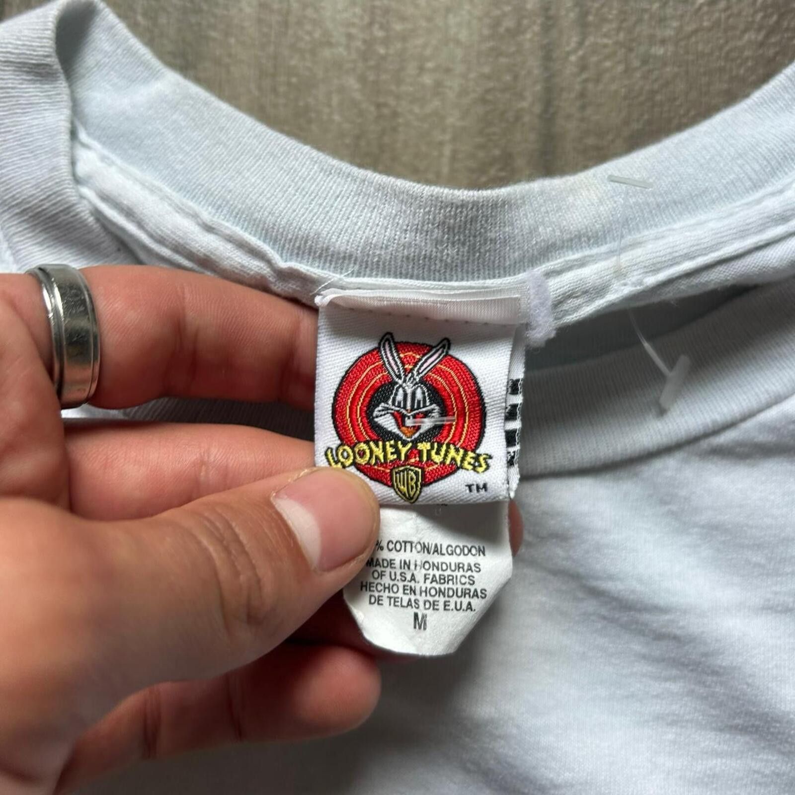 Other Vintage 90’s Looney Tunes Tweety Sport white t shirt size M Size US M / EU 48-50 / 2 - 3 Thumbnail