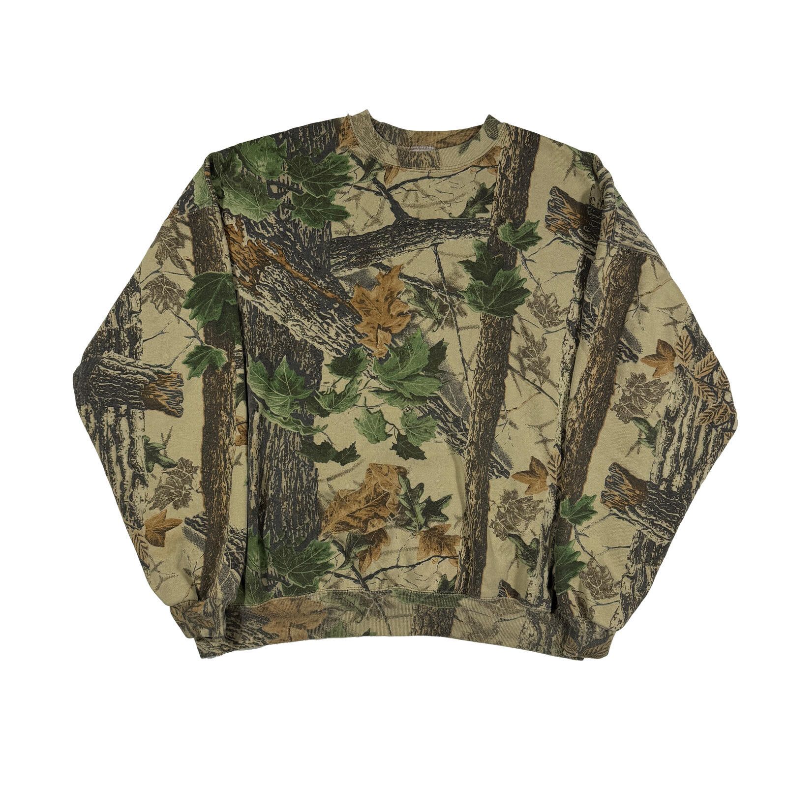 Jerzees Vintage Realtree Camo Pullover Sweatshirt Size ONE SIZE - 1 Thumbnail
