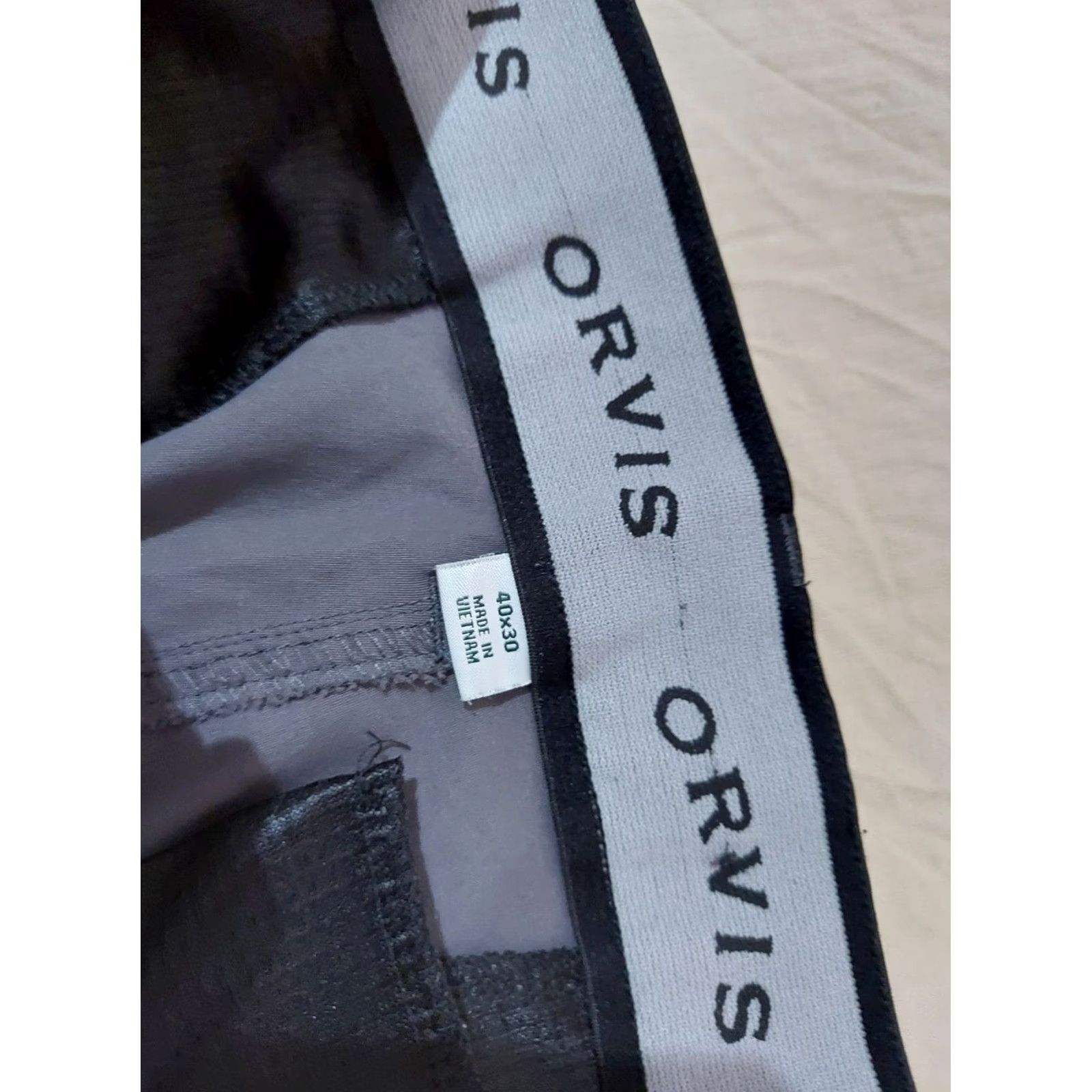 Orvis Orvis Mens Pants 40x30 Blue Chino Classic Khaki Slack Dress Trouser Vintage 40x30 Mens Size US 40 / EU 56 - 5 Thumbnail