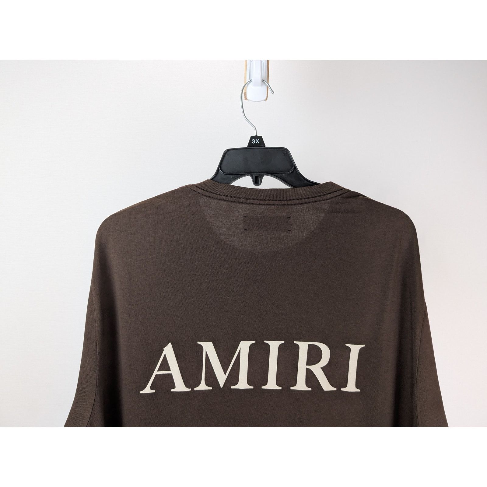 Amiri o1rshd1 " Puff " Logo Tee T-Shirt in Brown Size US XXL / EU 58 / 5 - 7 Thumbnail