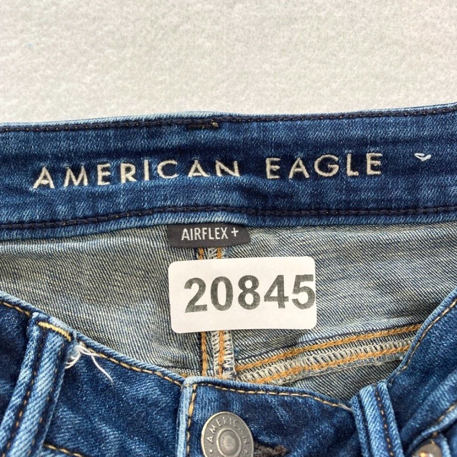 American Eagle Outfitters American Eagle Outfitters Skinny Jeans Mens 28x30 Dark Wash Blue Stretch Denim Low Rise Jeans Size US 28 / EU 44 - 4 Thumbnail