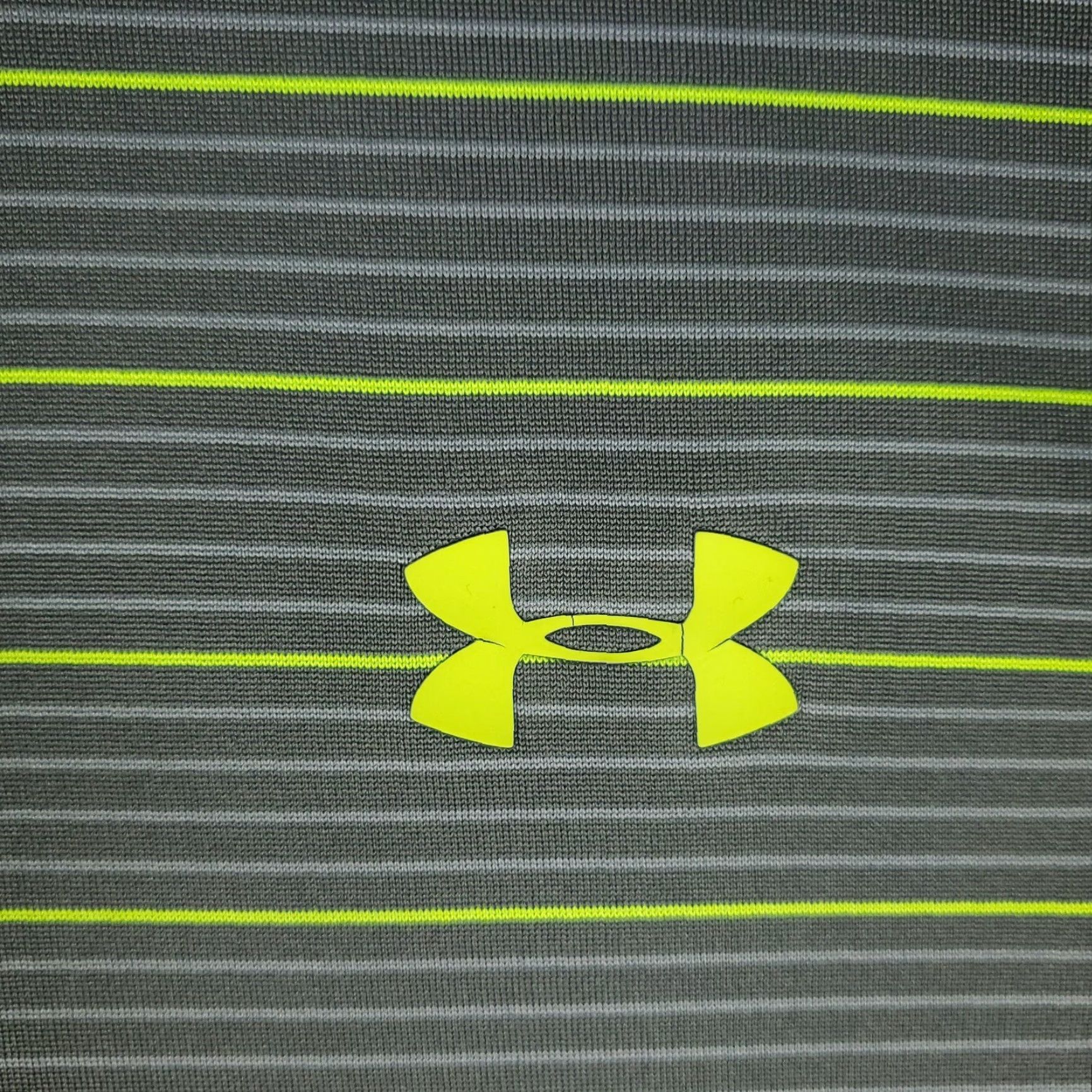 Under Armour Under Armour Polo Shirt Mens L Gray Striped Polo Short Sleeve Golf Casual Shirt Size US L / EU 52-54 / 3 - 3 Thumbnail