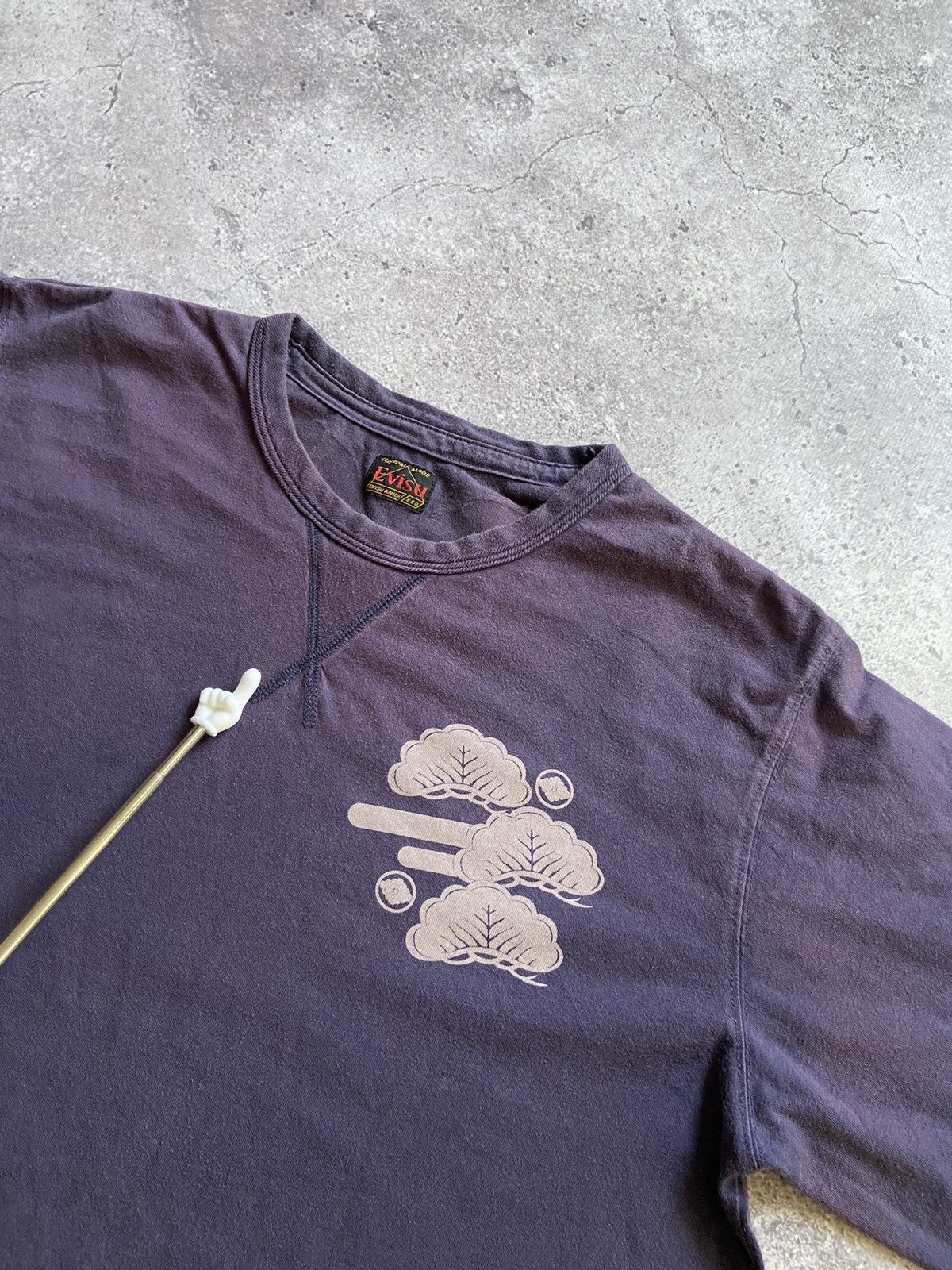 Evisu Vintage Sun Faded Evisu longsleeve t-shirt big logo Size US XL / EU 56 / 4 - 6 Thumbnail