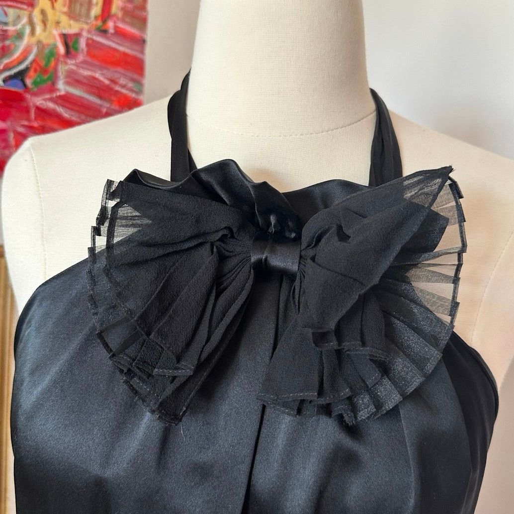 Betsey Johnson betsey johnson black silk turtleneck Size XS / US 0-2 / IT 36-38 - 2 Thumbnail