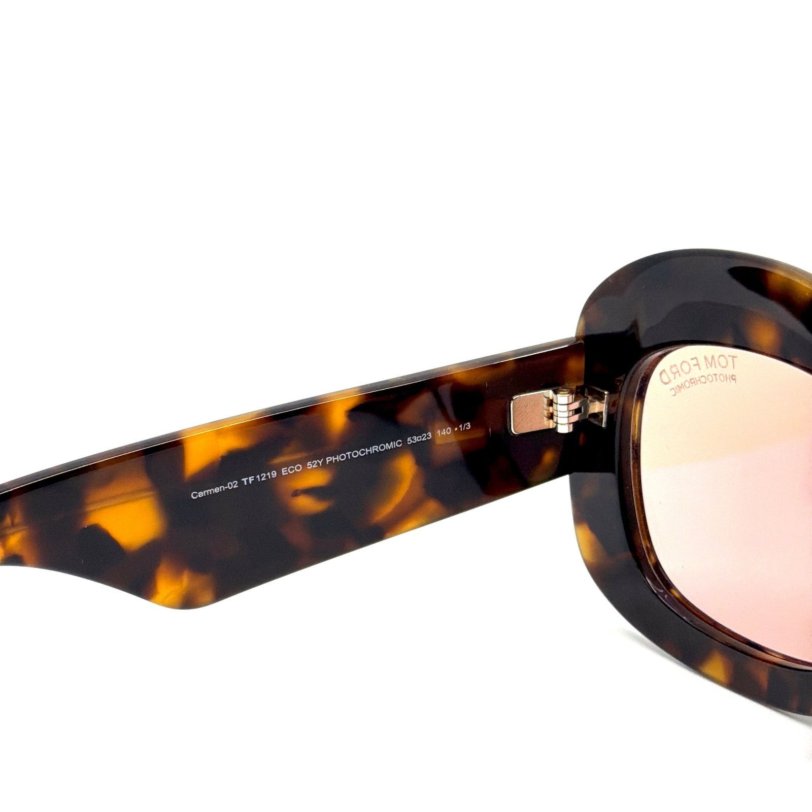 Tom Ford New, TOM FORD Carmen-02 Sunglasses TF1219 52Y Authentic Size ONE SIZE - 8 Thumbnail