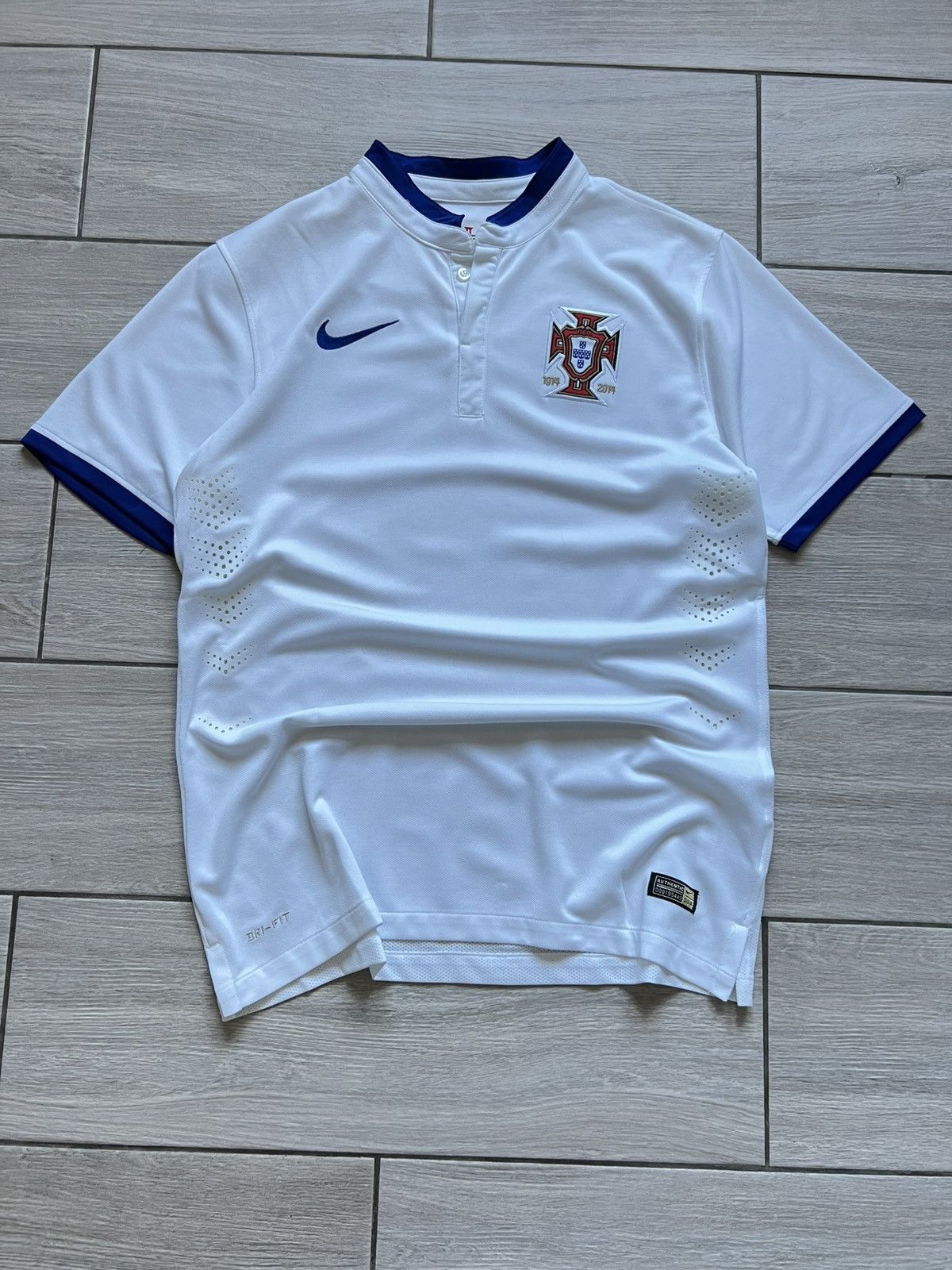 Nike Nike Portugal National Team Soccer Jersey White Size US L / EU 52-54 / 3 - 2 Thumbnail