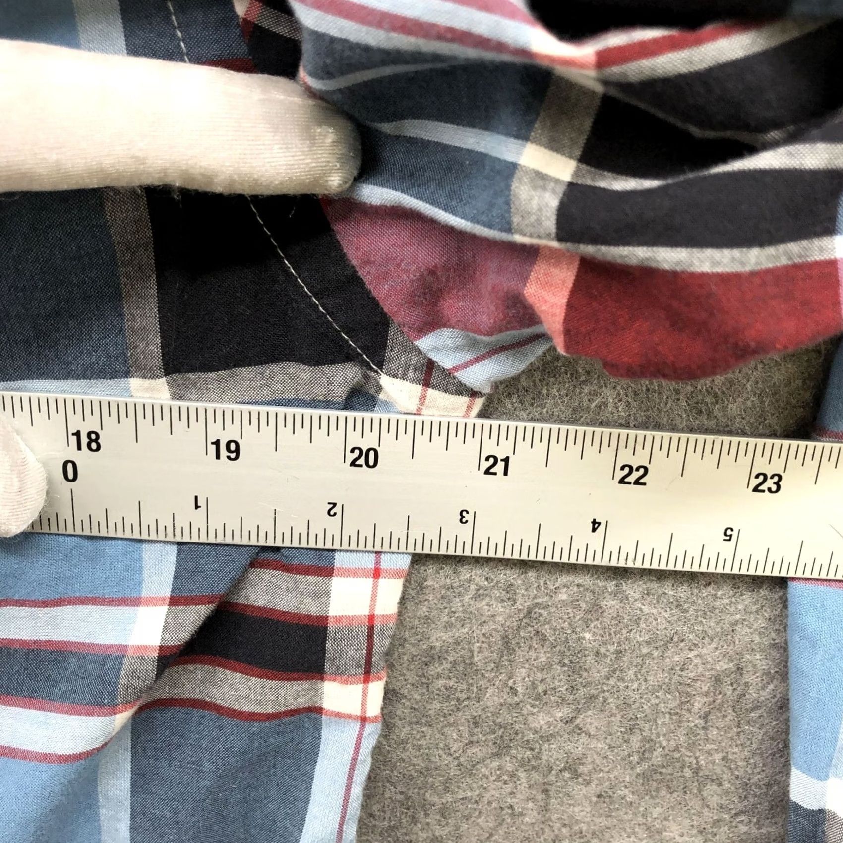 J.Crew VINTAGE J. Crew Summer Plaid Shirt Mens S Long Sleeve Blue Red Cotton Lightweight Size US S / EU 44-46 / 1 - 7 Thumbnail