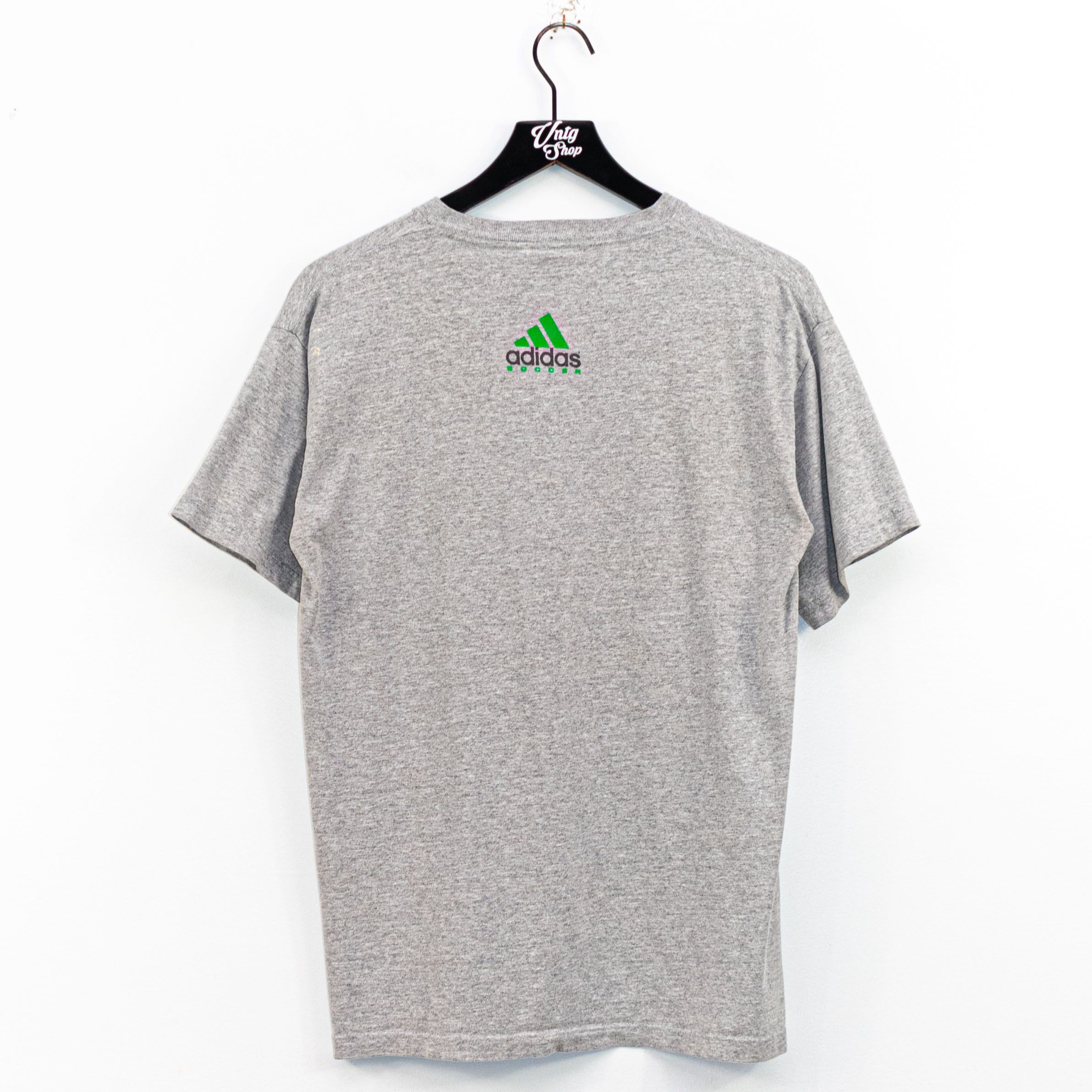 Adidas × Vintage Vintage 90s Adidas Soccer World Sport Brand T-Shirt Futbol Size US S / EU 44-46 / 1 - 2 Thumbnail