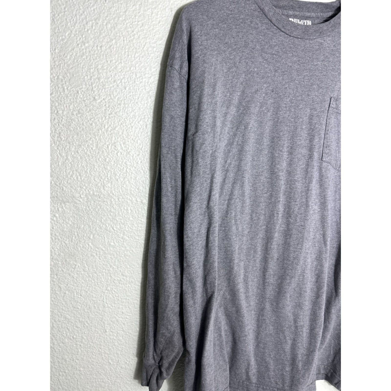 Vintage Duluth Mens Large Long Sleeve T-Shirt Gray 100% Cotton Workwear Size US L / EU 52-54 / 3 - 2 Thumbnail
