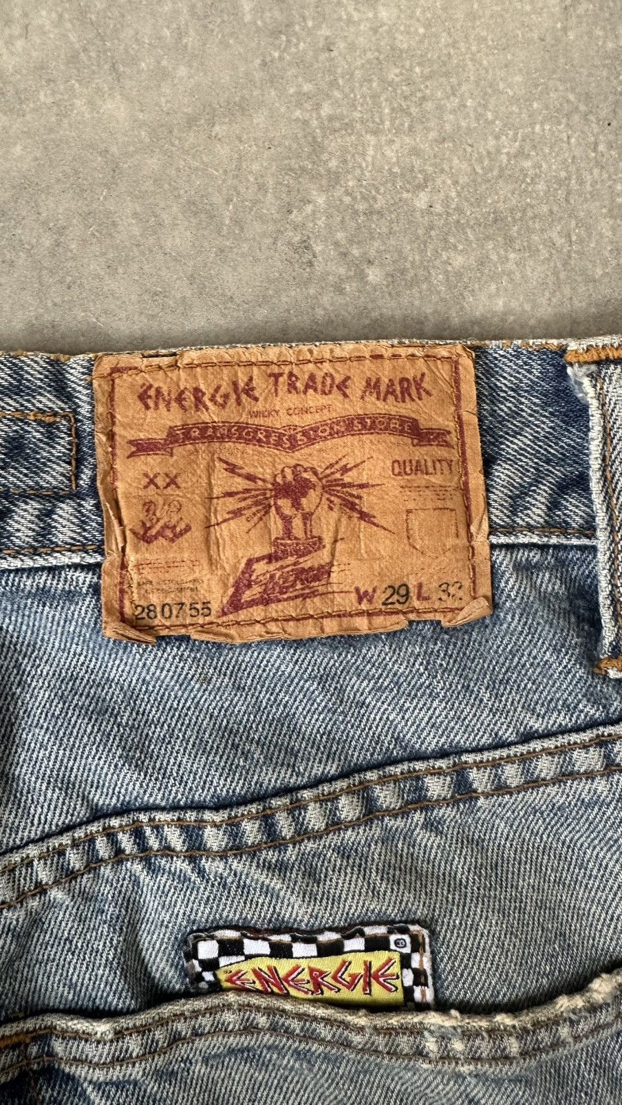 Energie VINTAGE ENERGIE DISTRESSED DENIM PANT Size US 30 / EU 46 - 14 Thumbnail