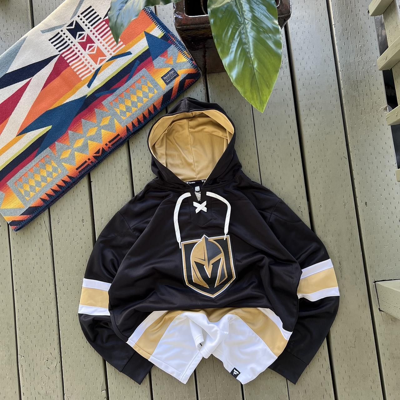 NHL × Vintage Vegas Golden Knights Hockey Pullover Hoodie Size US XL / EU 56 / 4 - 4 Thumbnail