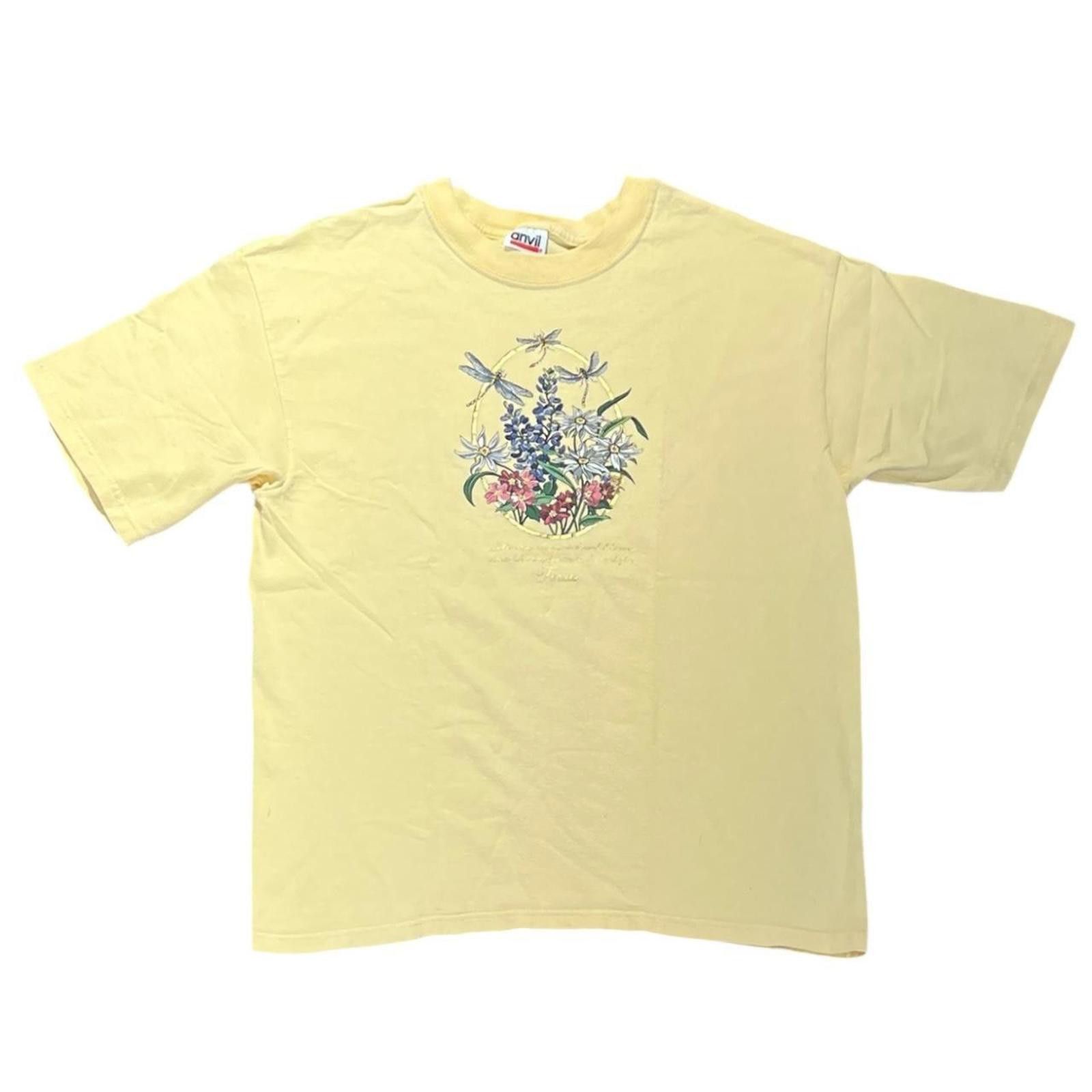 Other Vintage Texas Wildflowers Yellow T-shirt Size M / US 6-8 / IT 42-44 - 1 Thumbnail