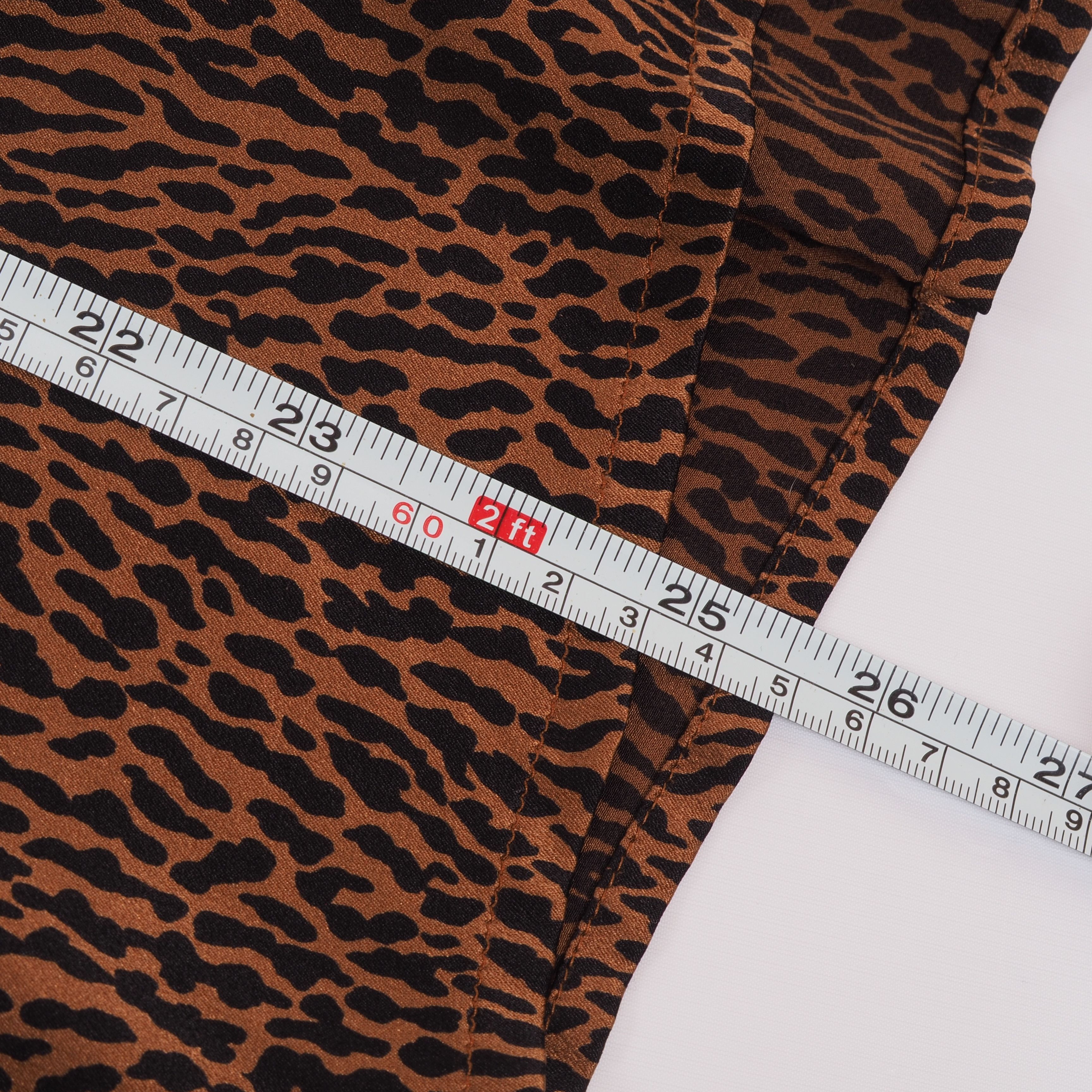 Escada Escada Vintage Silk Leopard Print Button-Up Blouse Size XL / US 12-14 / IT 48-50 - 10 Thumbnail