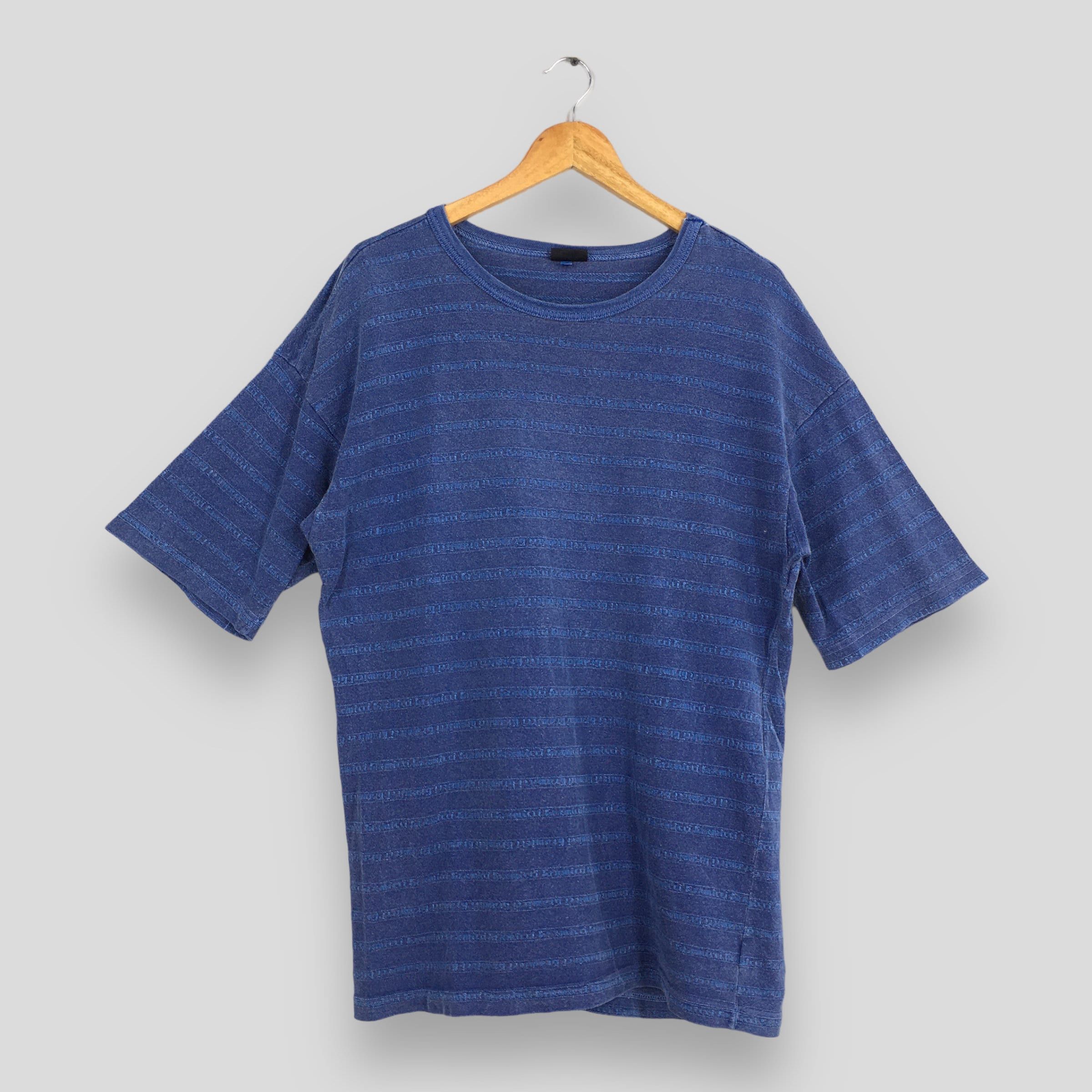 image of Gramicci Blue Stripes Tshirt Small, Men's