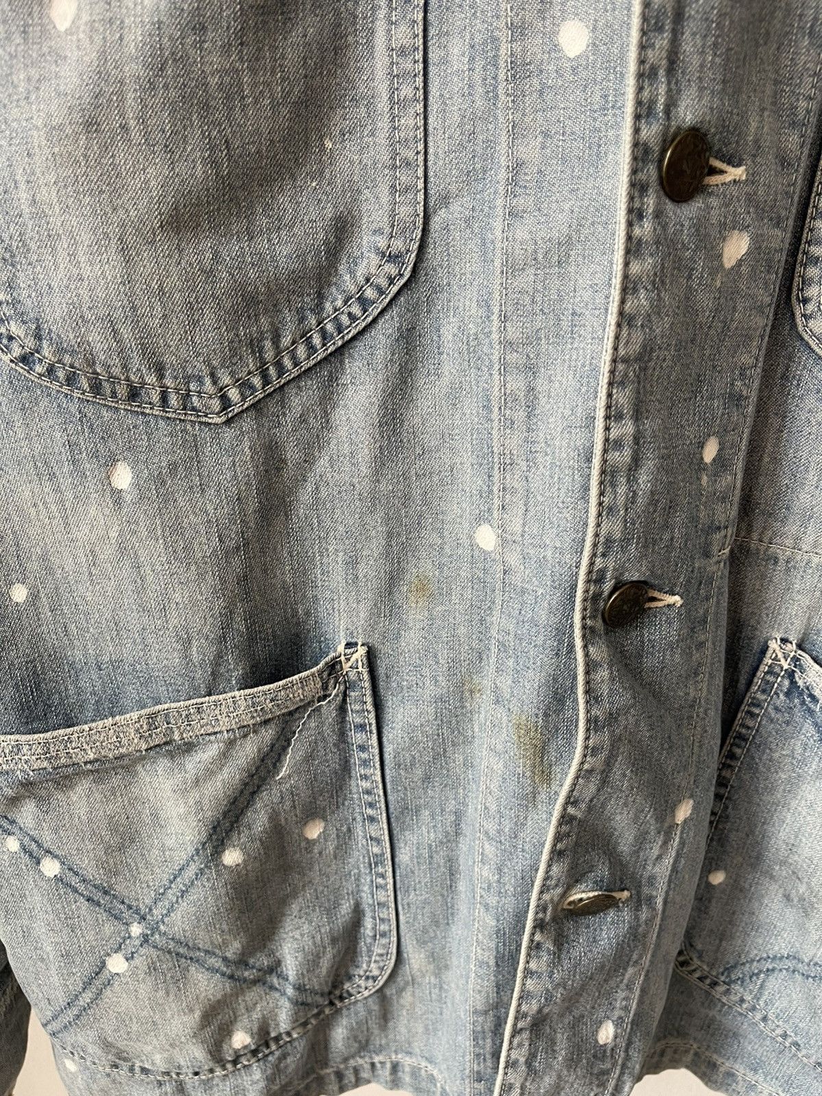 If Six Was Nine Hex antistyle Chore Distressed boro Jacket Size US L / EU 52-54 / 3 - 6 Thumbnail