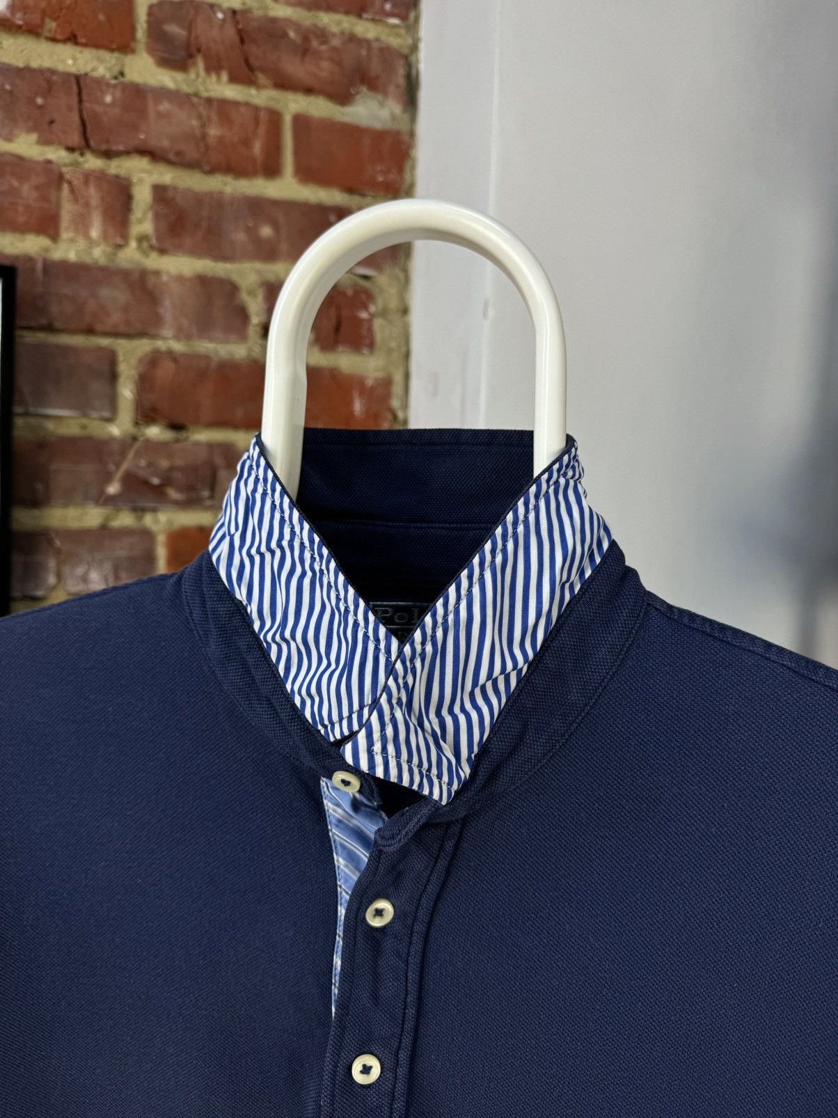 Polo Ralph Lauren × Vintage POLO by Ralph Lauren Vintage Pockets Polo Shirt Custom Fit Size US L / EU 52-54 / 3 - 5 Thumbnail