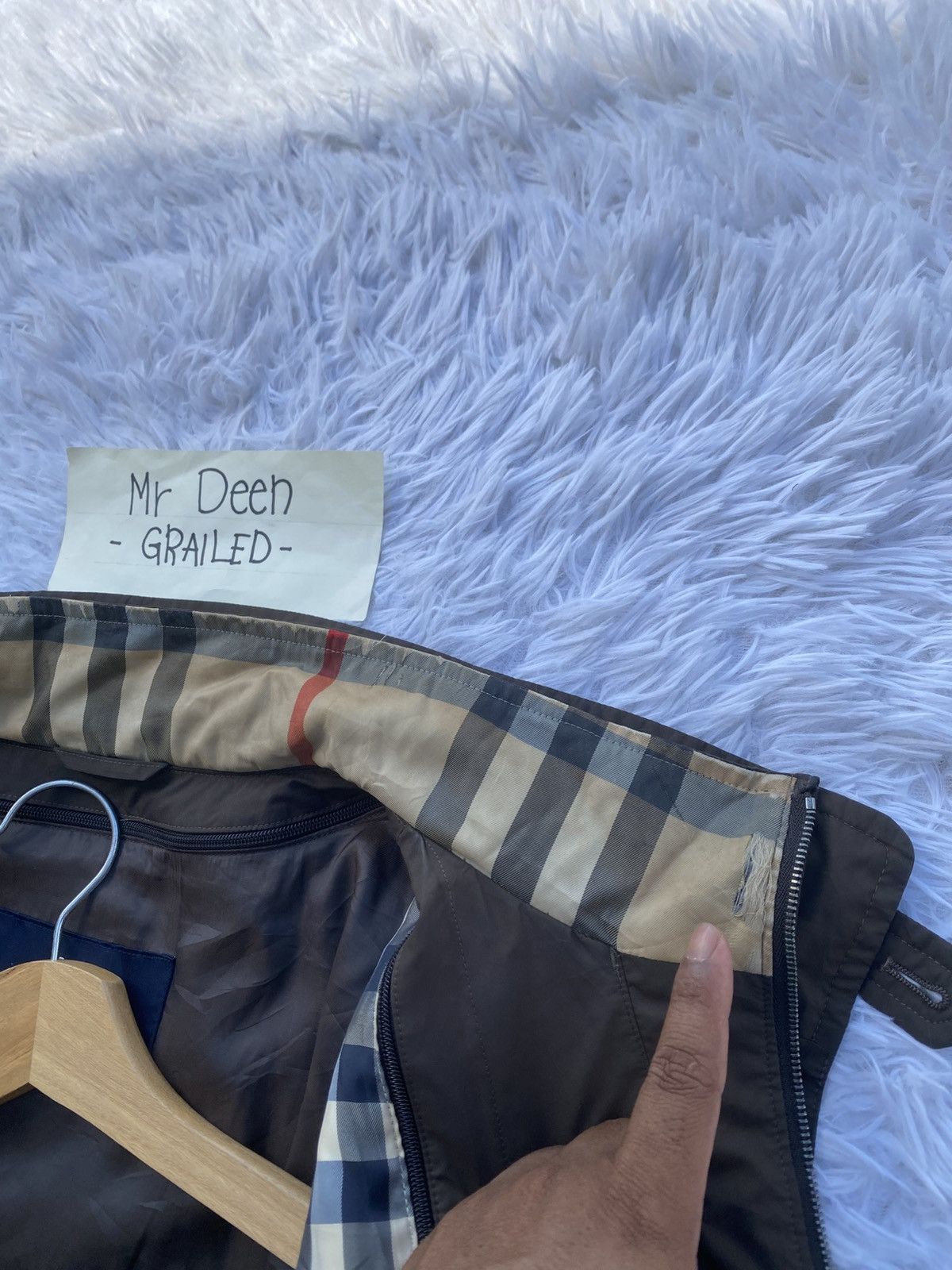 Burberry Rare Vintage Burberry Nylon Long Jacket Size US L / EU 52-54 / 3 - 17 Thumbnail