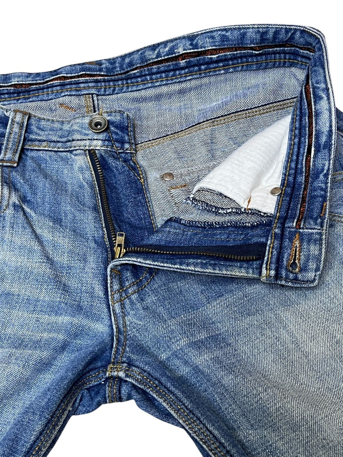 Nicole Club SICK🔥NICOLE CLUB FOR MEN DISTRESSED FLARED JEANS Size US 34 / EU 50 - 10 Thumbnail