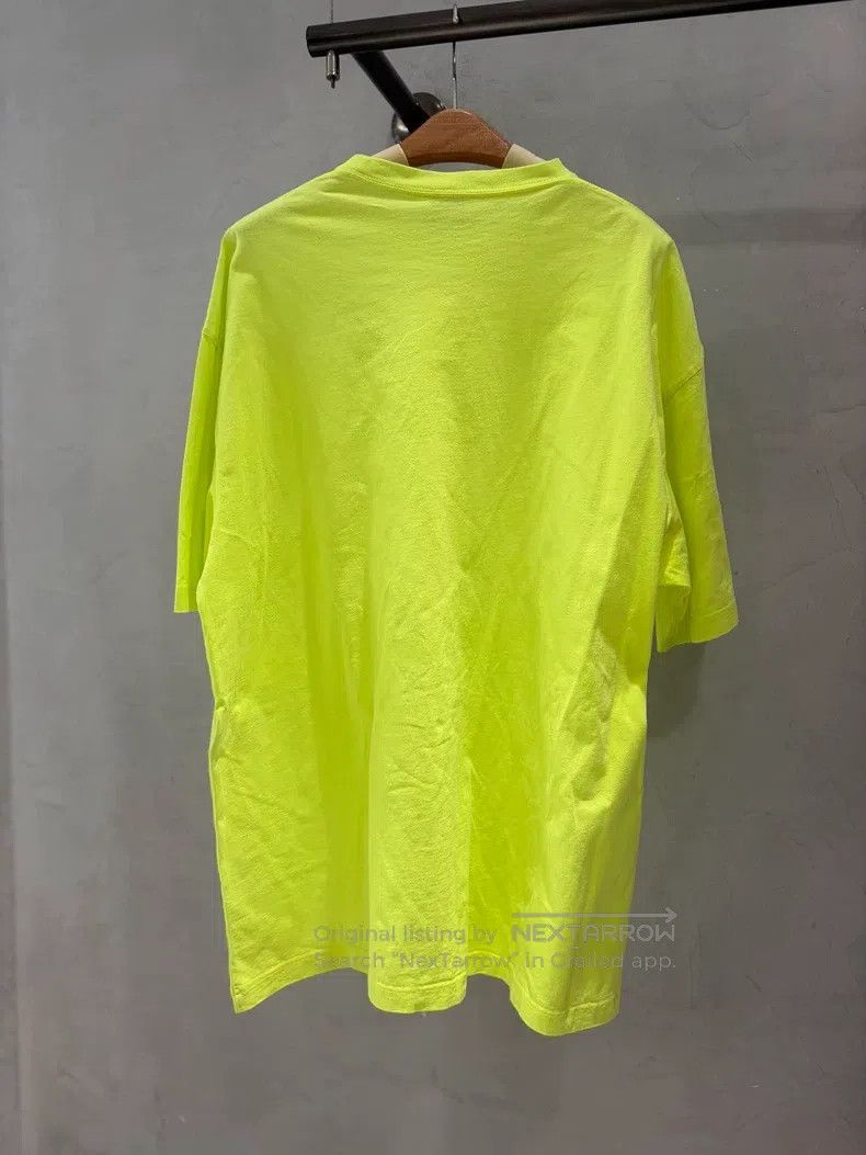 Balenciaga Balenciaga Summer Fluorescent Yellow Short Sleeve T-Shirt Size US XS / EU 42 / 0 - 4 Thumbnail