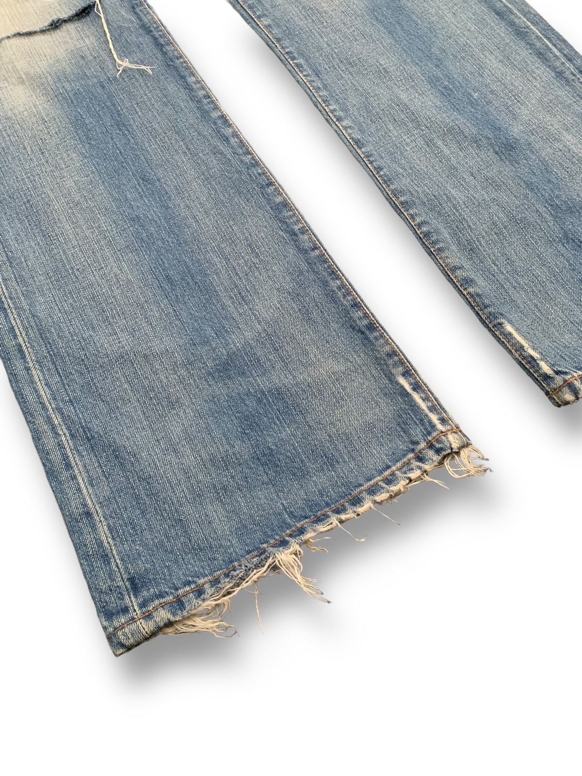 KMRii Vintage Adriano Goldschmied Mud Wash Loose Distressed Jeans Size US 34 / EU 50 - 10 Thumbnail