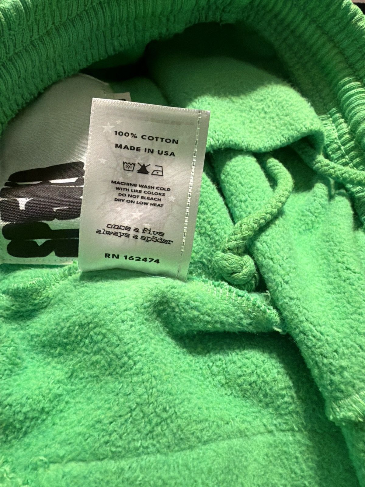 Sp5der Sp5der Slime Rhinestone Punk V2 Sweatpants Green Small Size US 30 / EU 46 - 7 Thumbnail