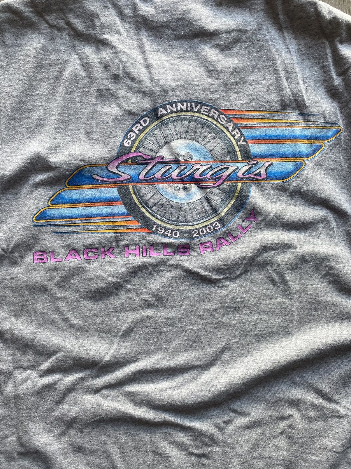 Harley Davidson 2003 Sturgis Biker Rally Tee Size US XL / EU 56 / 4 - 2 Thumbnail