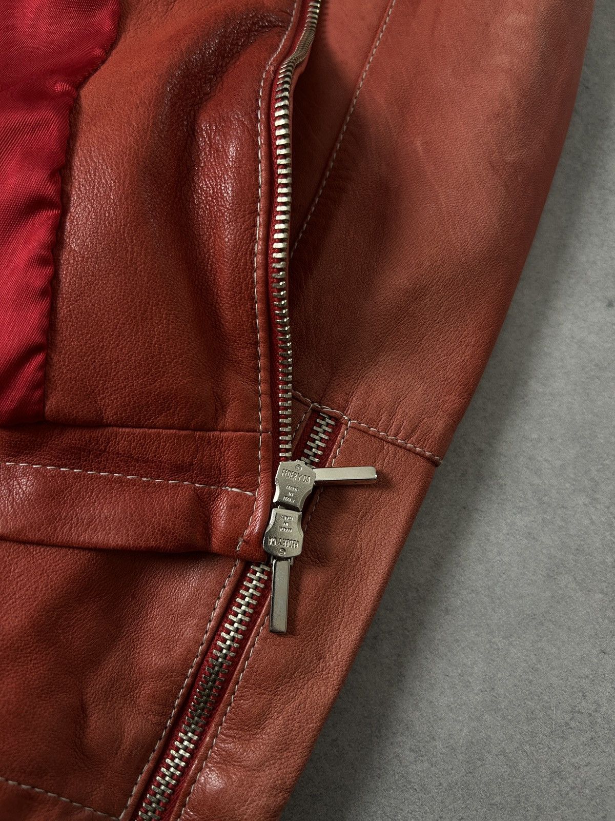 Genuine Leather Douglas Genuine Leather red women’s jacket y2k Size US M / EU 48-50 / 2 - 5 Thumbnail