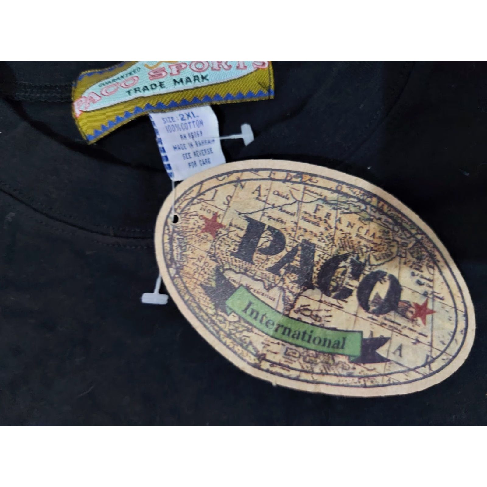 Vintage PACO Jeans Shirt Mens 2XL XXL Black Cotton Long Sleeve Size US XXL / EU 58 / 5 - 3 Thumbnail