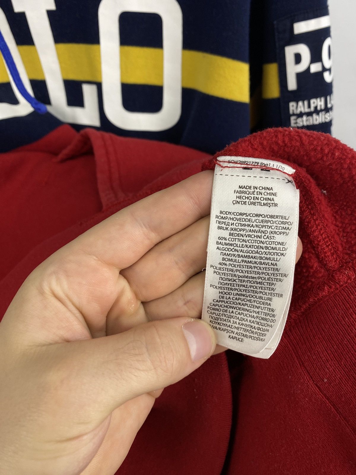 Polo Ralph Lauren 🇺🇸 Vintage Ralph Lauren P-93 Established 67 Hoodie Rare Y2K Size US M / EU 48-50 / 2 - 7 Thumbnail
