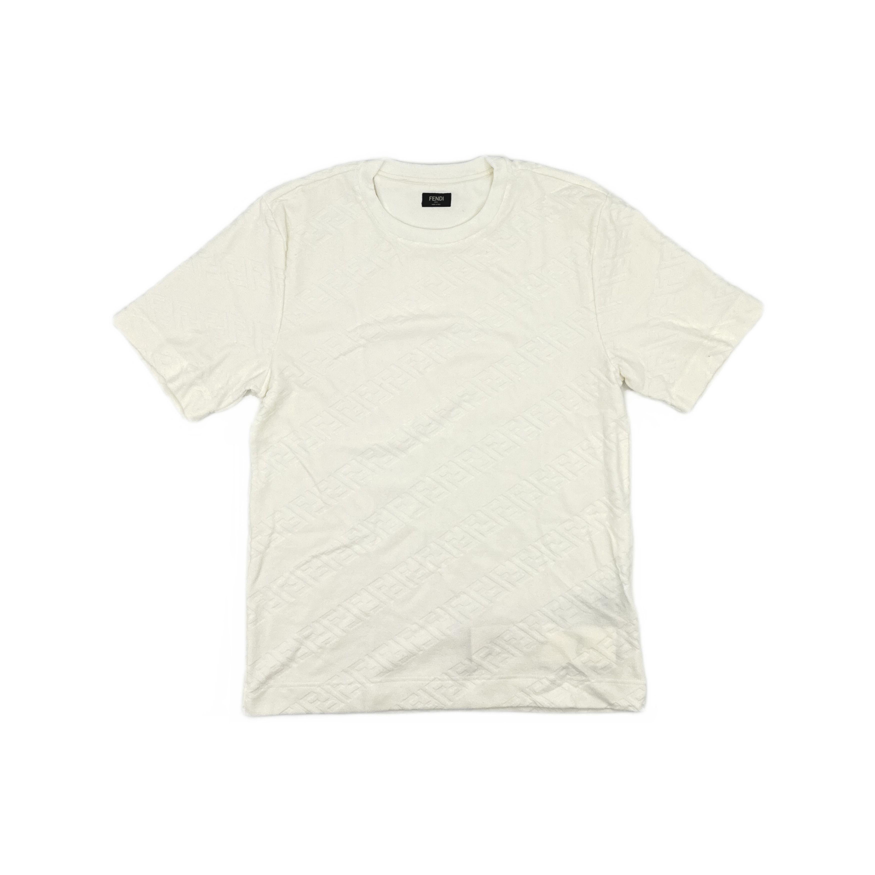 Fendi Fendi FF Embossed Plaque T-Shirt Size XL Size US XL / EU 56 / 4 - 1 Thumbnail