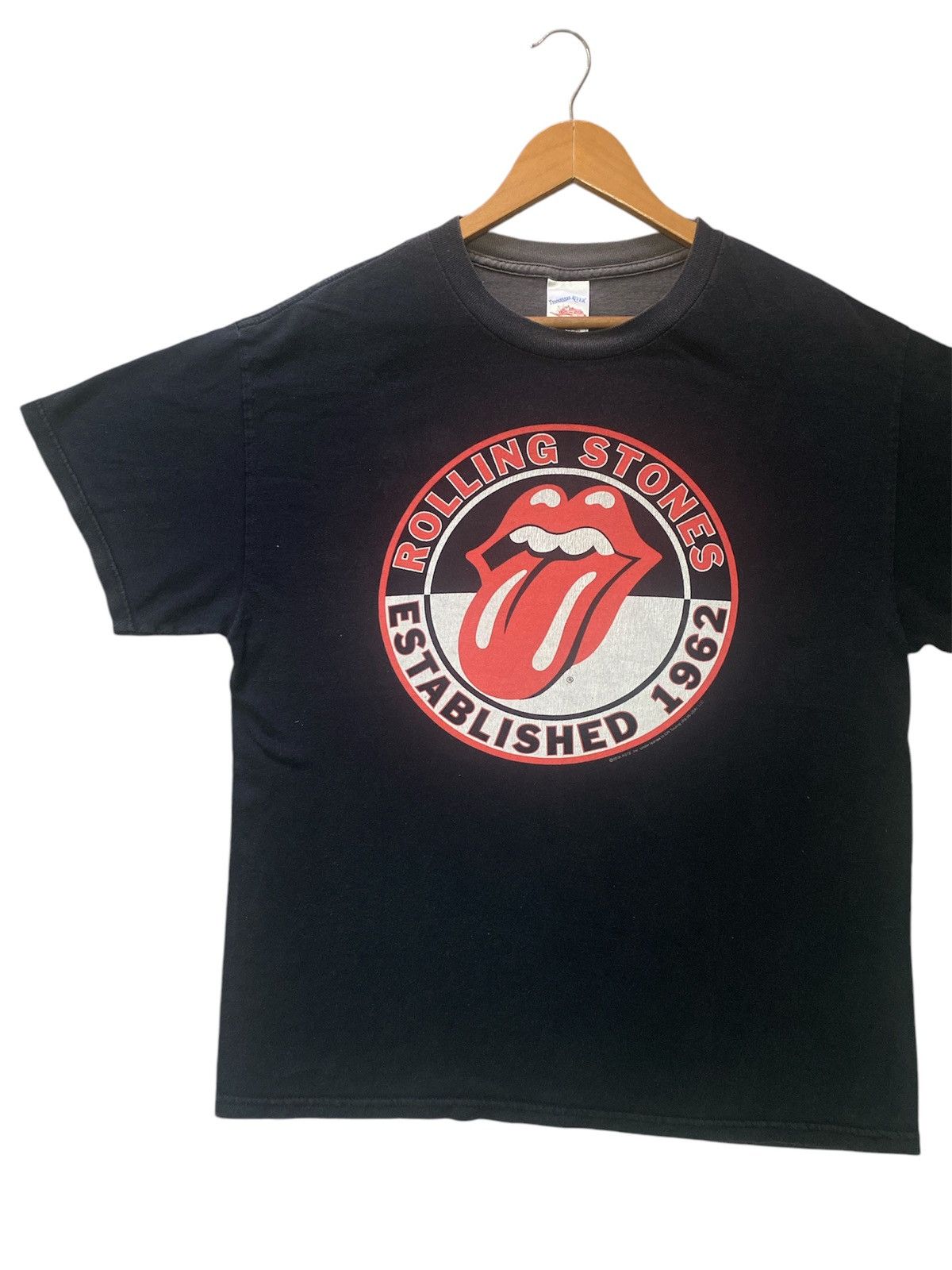 Band Tees × The Rolling Stones × Vintage ‼️RARE‼️VINTAGE ROLLING STONES ESTABLISHED AT 1962 SHIRT TER🔥 Size US L / EU 52-54 / 3 - 3 Thumbnail