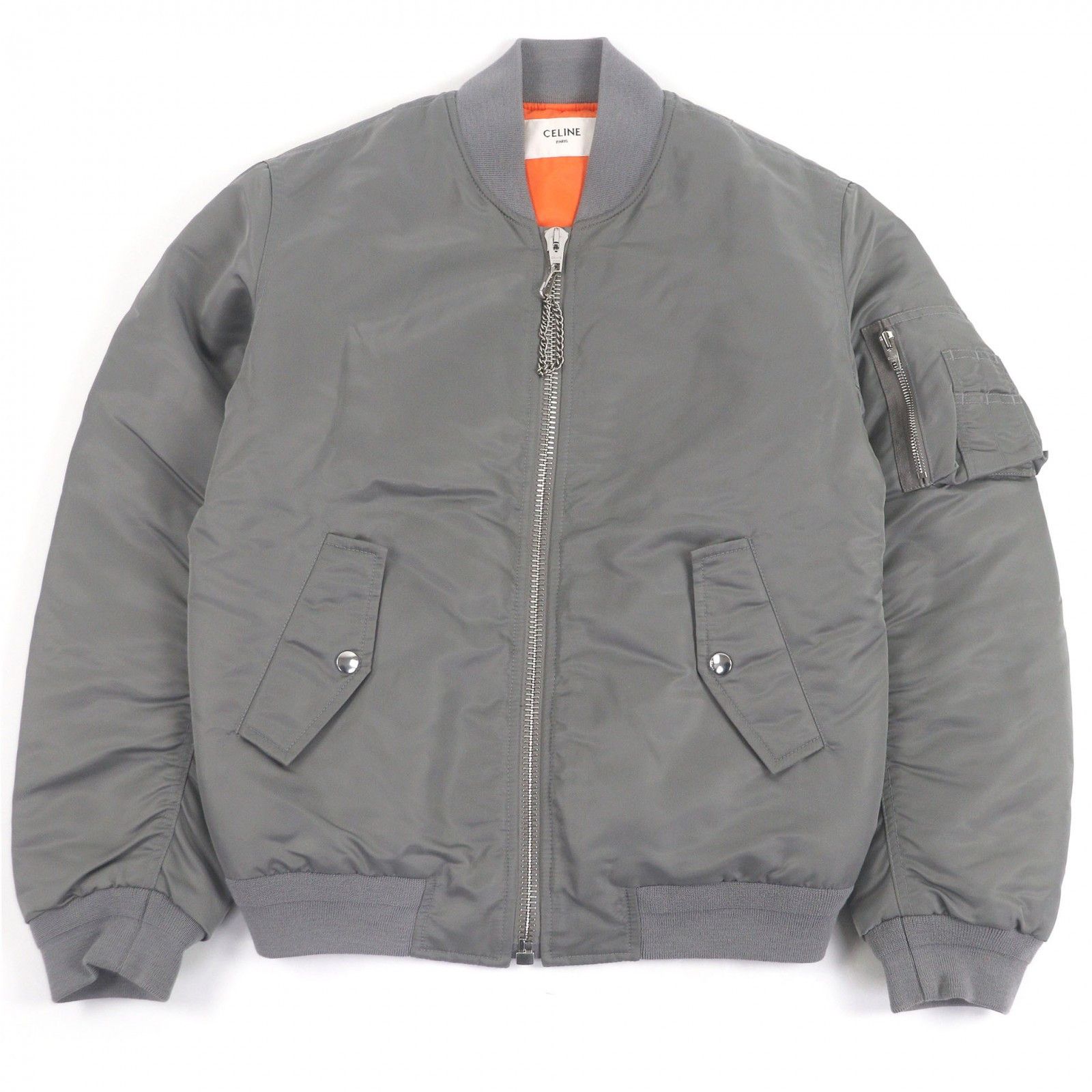 Celine Celine CELINE Bomber Jacket Padding Jacket Textile Outerwear DUTY FREE for USA Size ONE SIZE - 1 Thumbnail