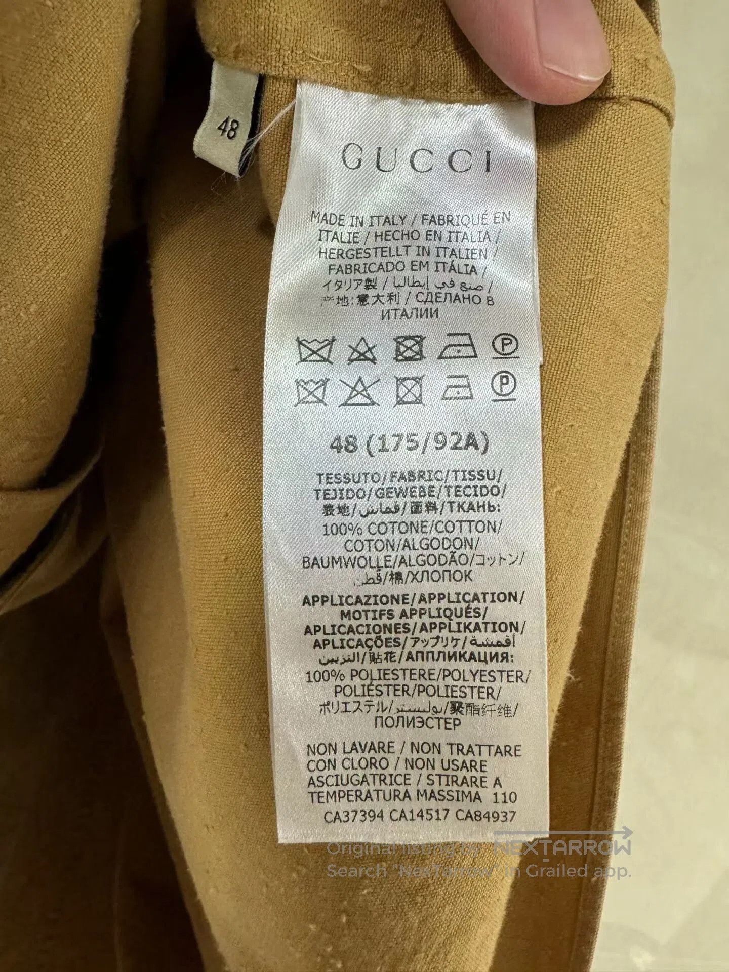 Gucci Gucci Distressed Jacket. Size US M / EU 48-50 / 2 - 4 Thumbnail