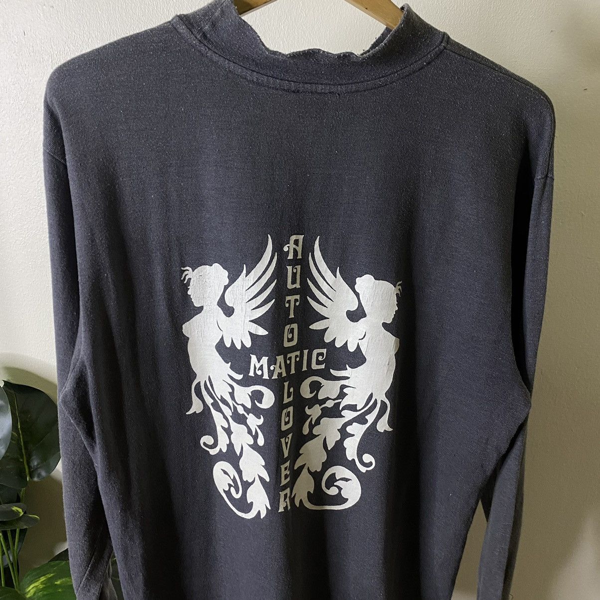 If Six Was Nine × Japanese Brand × Seditionaries Automatic Lover Angel Affliction Design Faded Black LS Tee Size US L / EU 52-54 / 3 - 2 Thumbnail