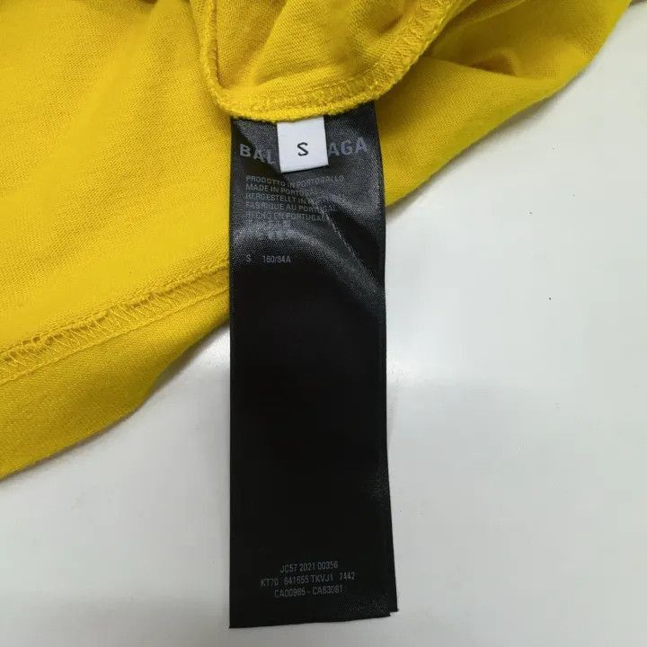 Balenciaga Balenciaga Balenciaga Logo Yellow Short Sleeve Tshirt -250 Size US S / EU 44-46 / 1 - 2 Thumbnail
