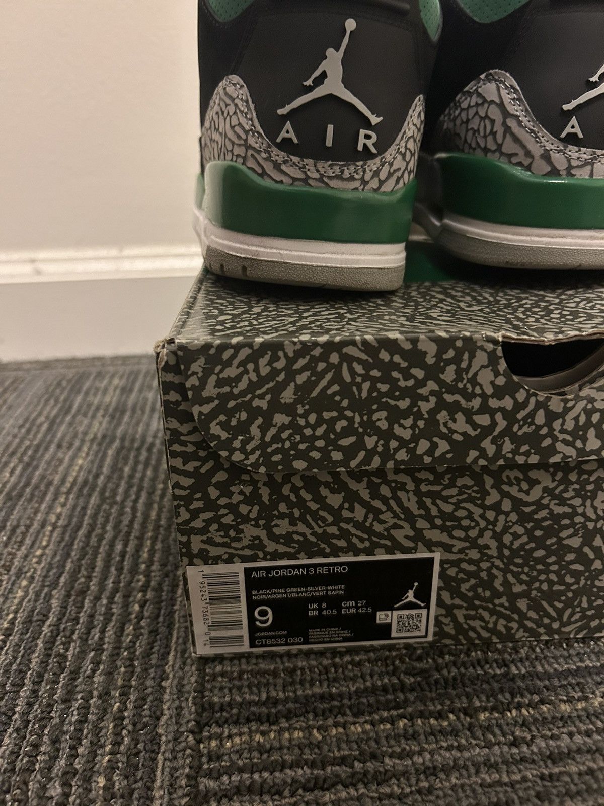Jordan Brand Jordan Pine Green 3 Size US 9 / EU 42 - 6 Thumbnail