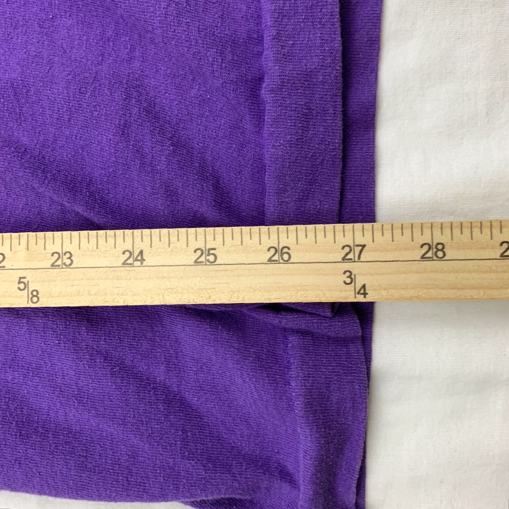 Fruit Of The Loom VINTAGE Fruit of the Loom T-Shirt Mens Short Sleeve Crew Neck Purple Golf 90s USA Embroidered Medium Point Pointe Links Tradition Sports Size US M / EU 48-50 / 2 - 5 Thumbnail